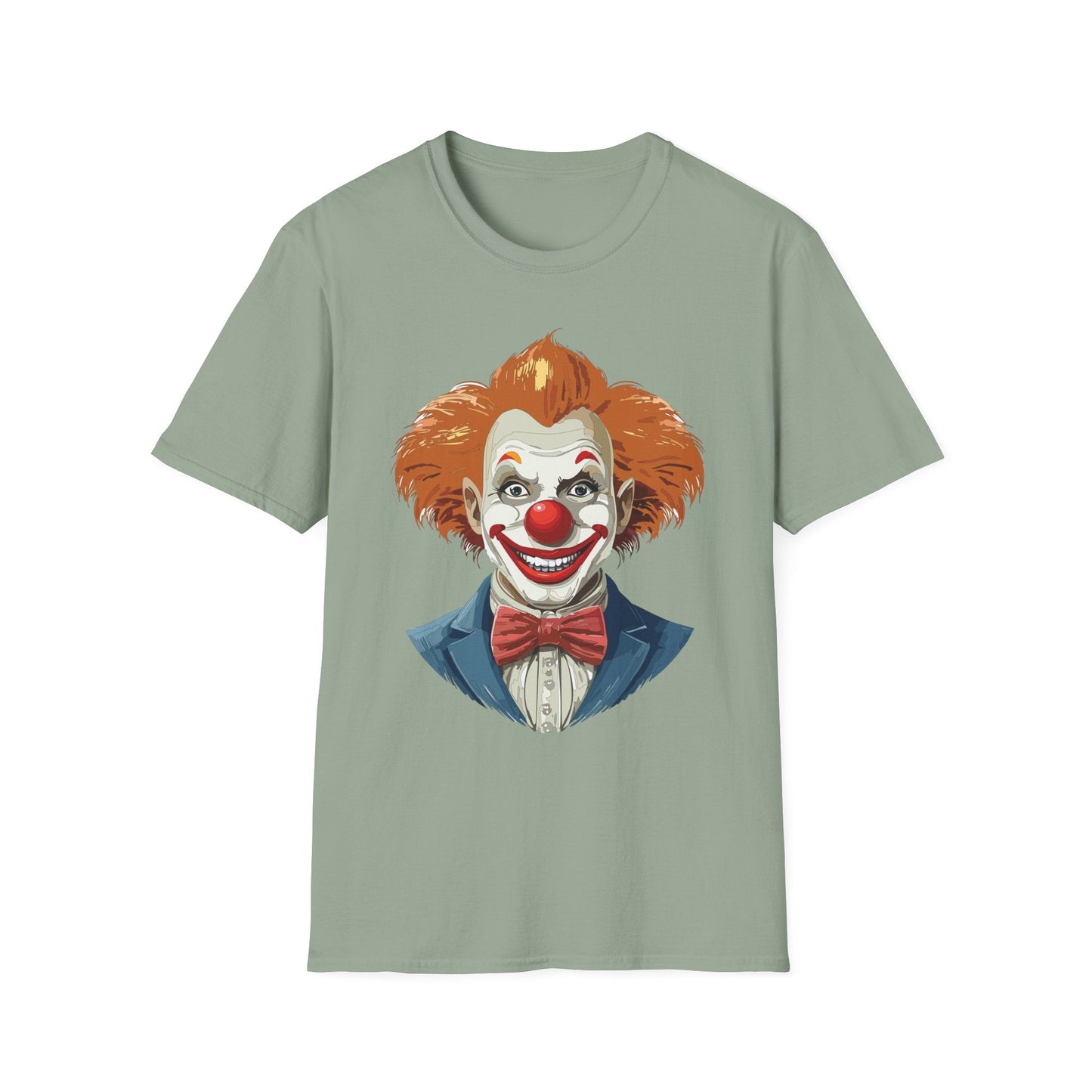 Clown Shirt Unisex Funny Man Circus Tee Softstyle Gildan 64000 Short Sleeve Shirt Premium
