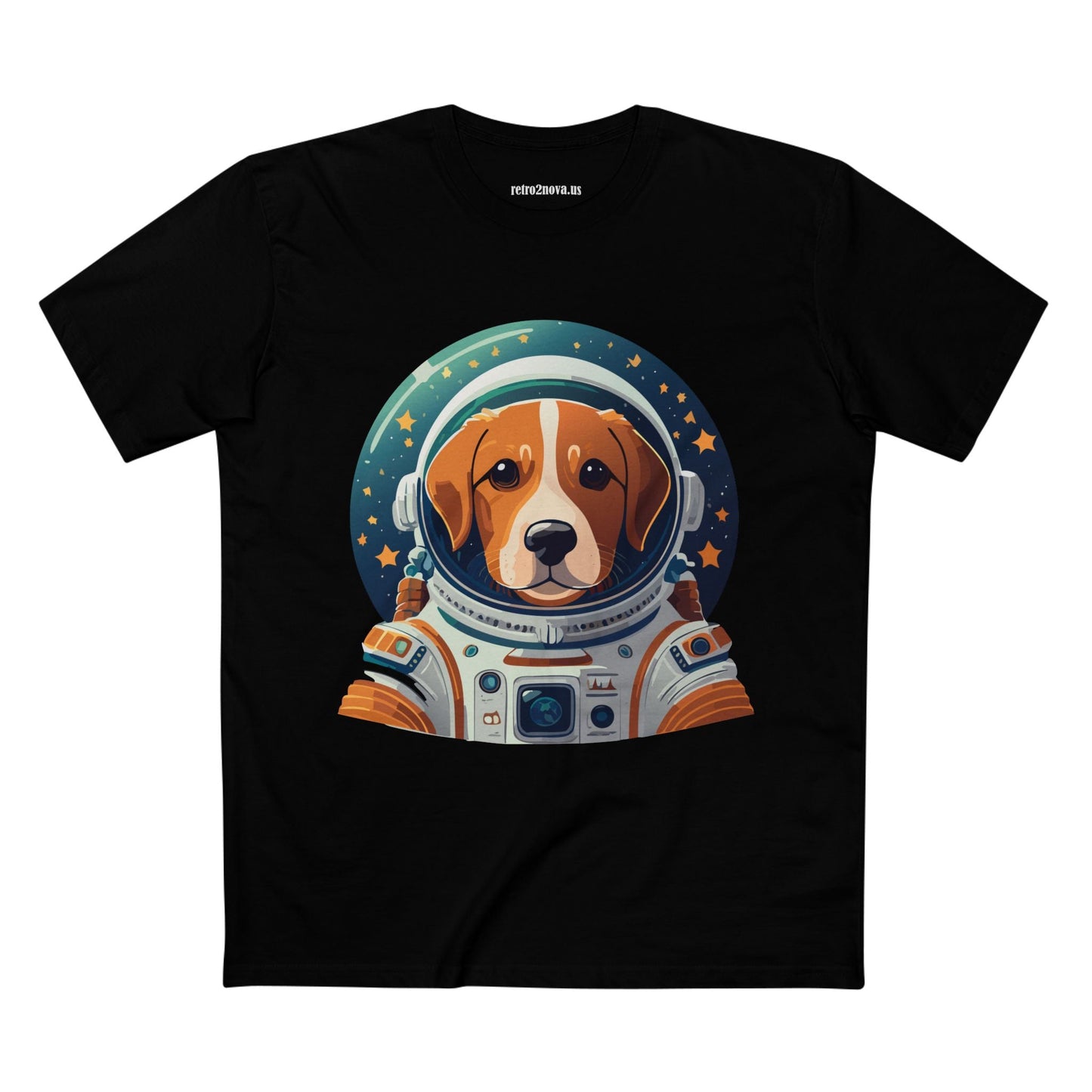 Unisex Premium Cotton Tee With Original Dog Art Shirt Design By Retro2Nova Discover Everyday Comfort And Style