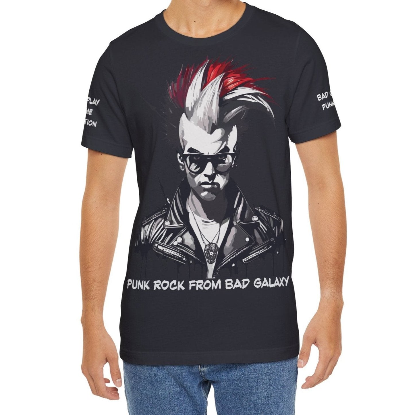 Punk Rock Tee Shirt Made In USA 100 Percent Cotton Eco Friendly Inks Durable Stitching