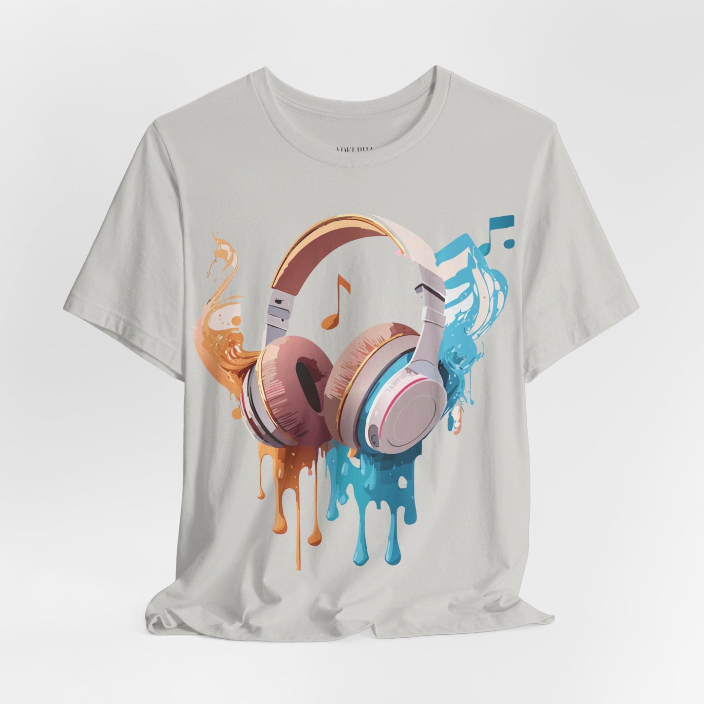 Unisex Graphic T Shirt With Vintage Music Inspired Artwork From Adelpha Short Sleeve Tee