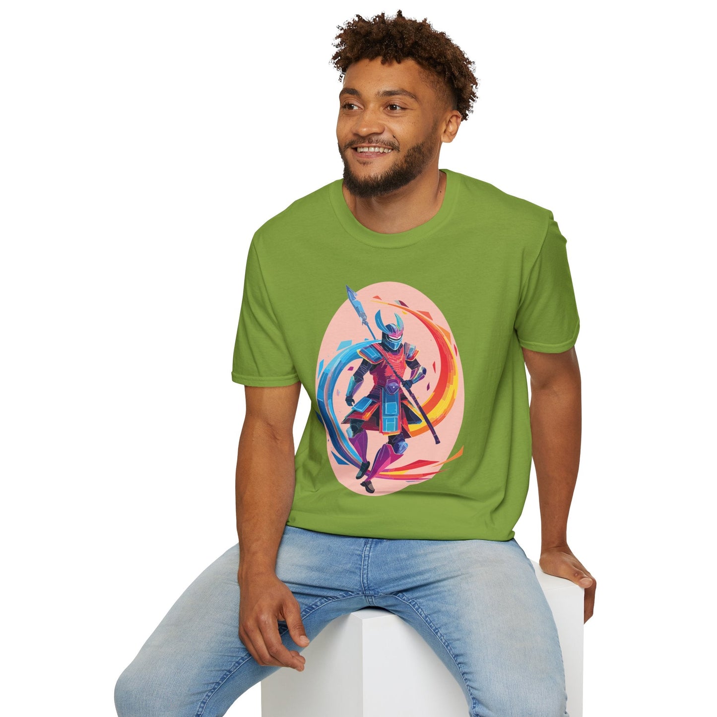 Samurai Shirt Unisex Softstyle T Shirt 64000 Cotton Breathable Everyday Comfort Fit