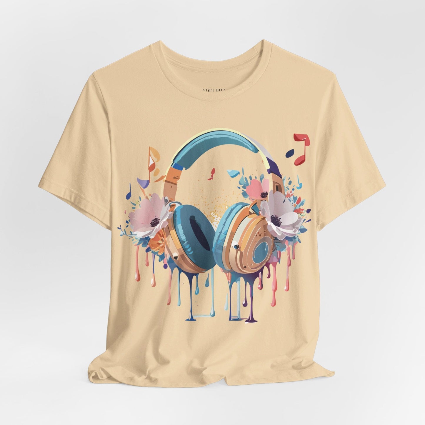 Adelpha Graphic Unisex Music T Shirt With Vintage Inspired Artwork Short Sleeve Tee