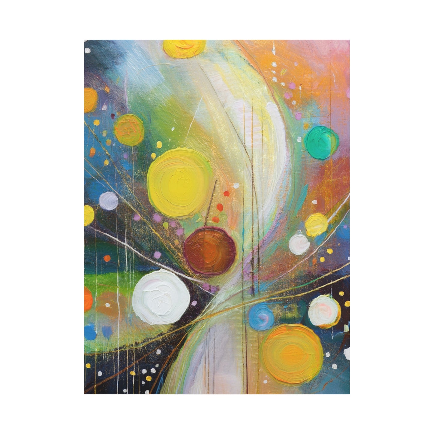 Abstract Oil Painting Print Canvas 20x24,20x30,24x30 24x32,24x36,30x40 32x48,36x48,40x60 Pine-Wood Inner Frame ABS-115