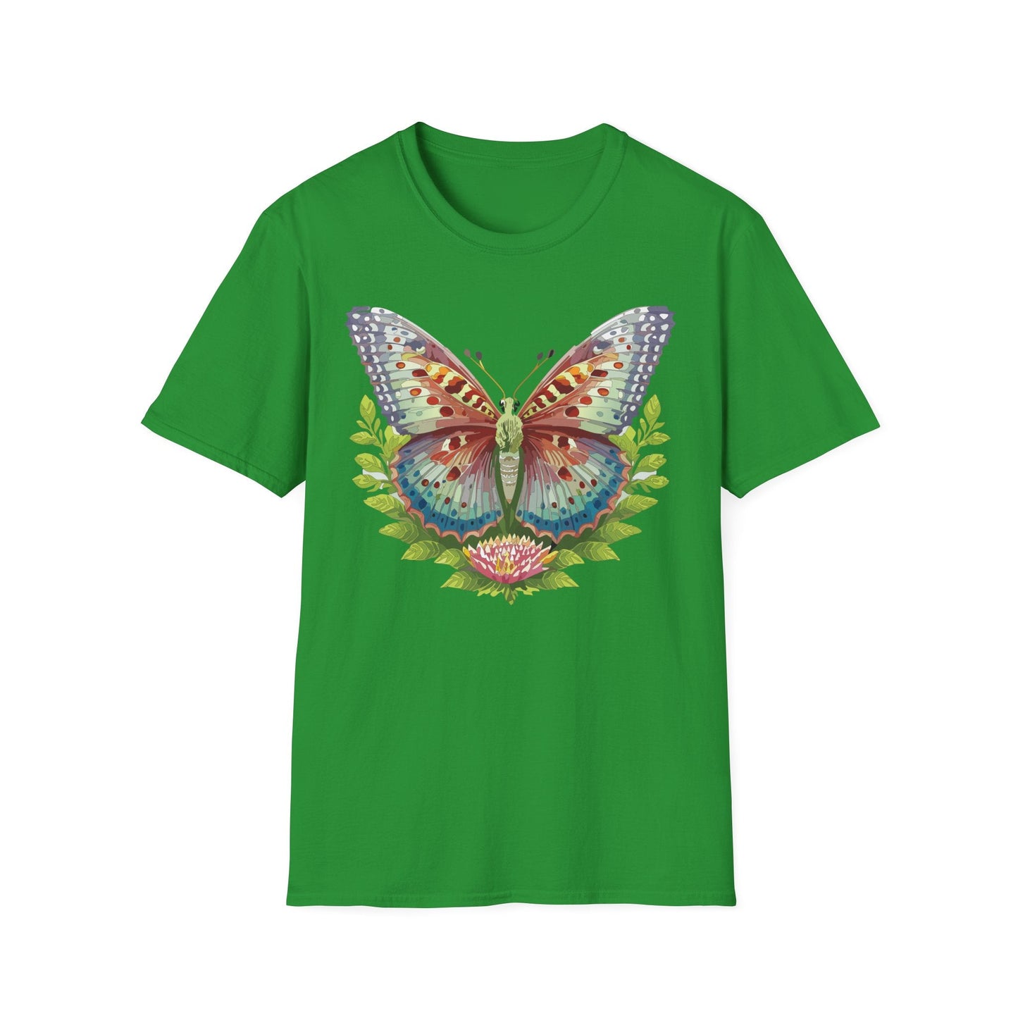 Butterfly Shirt Unisex T Shirt Gildan Softstyle 64000 Breathable Ring Spun Cotton Monarch Tee
