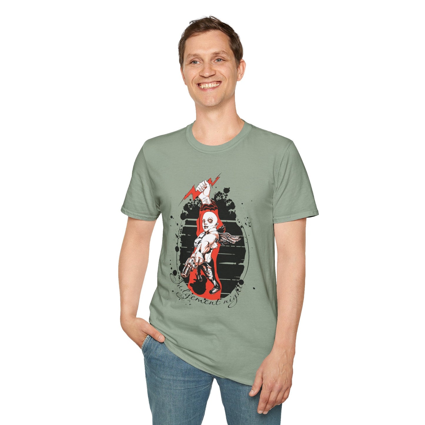 Gildan Softstyle Art Design Graphic Tee Shirt Unisex 100 Percent Ring Spun Cotton