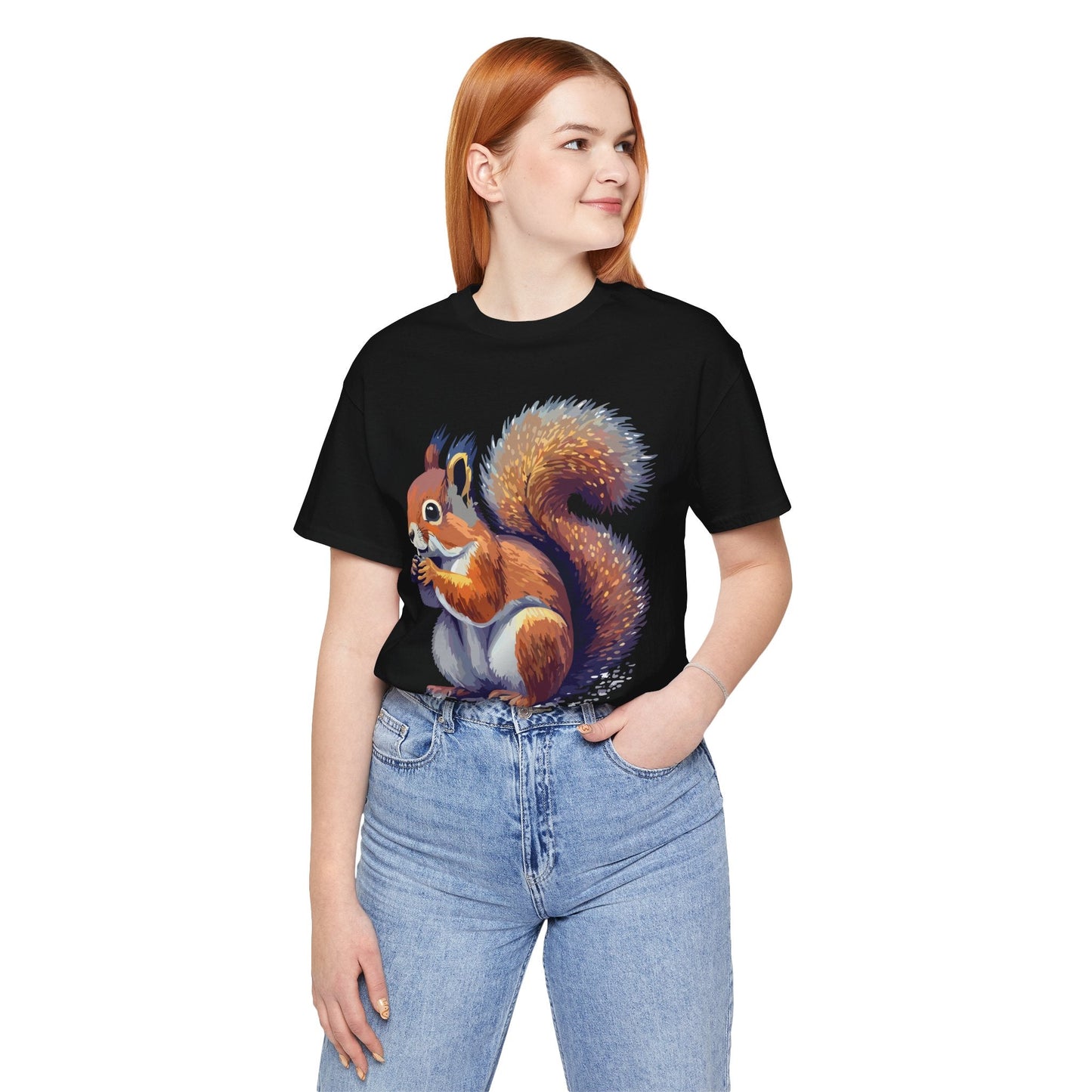 Unisex Animal Print Tee Shirt With Wild Animals Artwork Gildan Softstyle 64000 Cotton