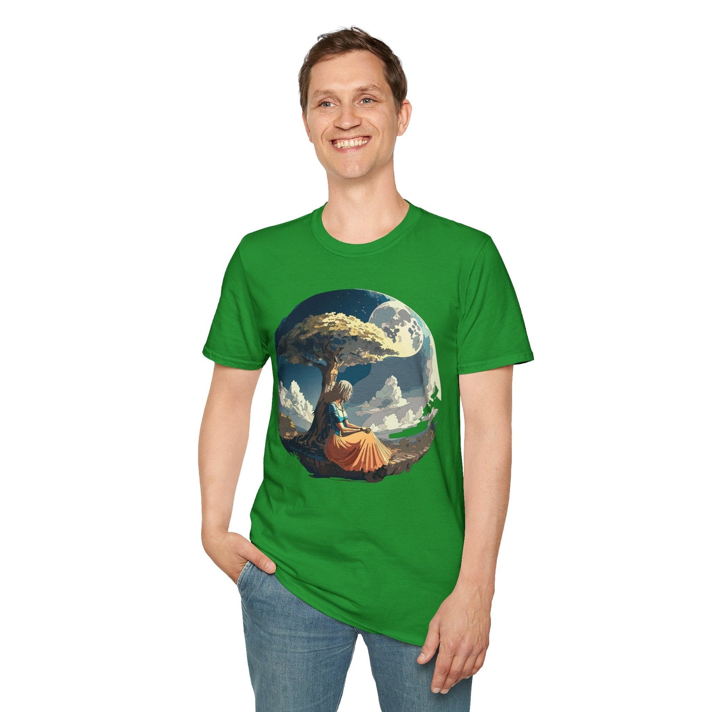 Unisex Graphic T Shirt Art Design Tee Softstyle 64000 Ring Spun Cotton Comfortable