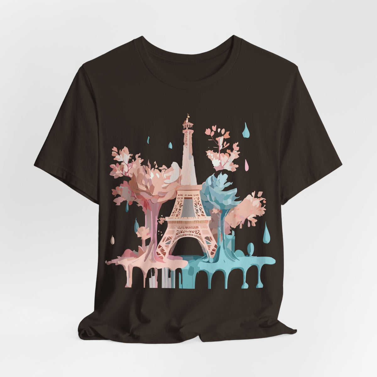 Paris Travel Tourist Graphic Design Unisex Bella+Canvas Cotton T-Shirt e320