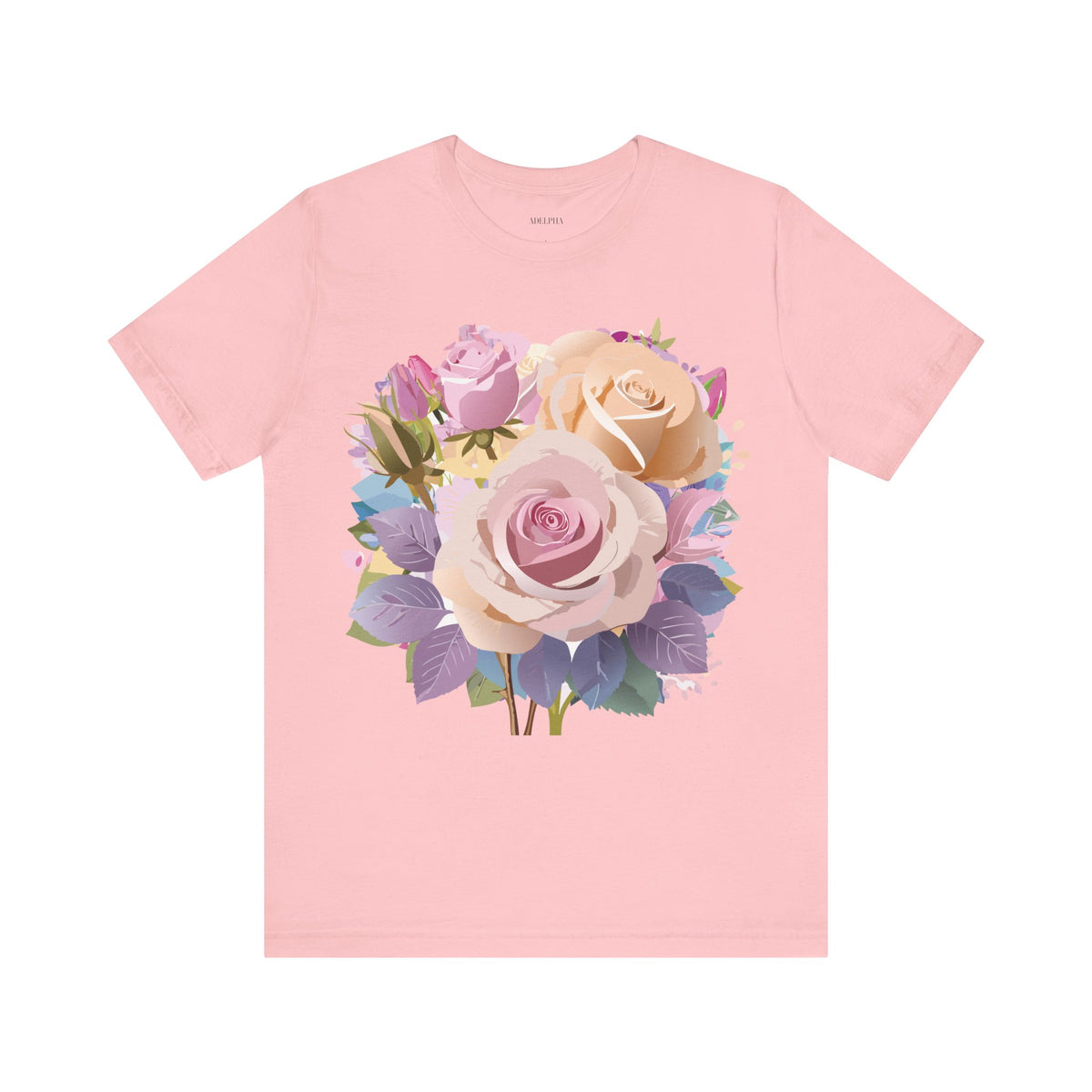 Floral Graphic Tee Shirt - Bella+Canvas Unisex 100 Cotton 28