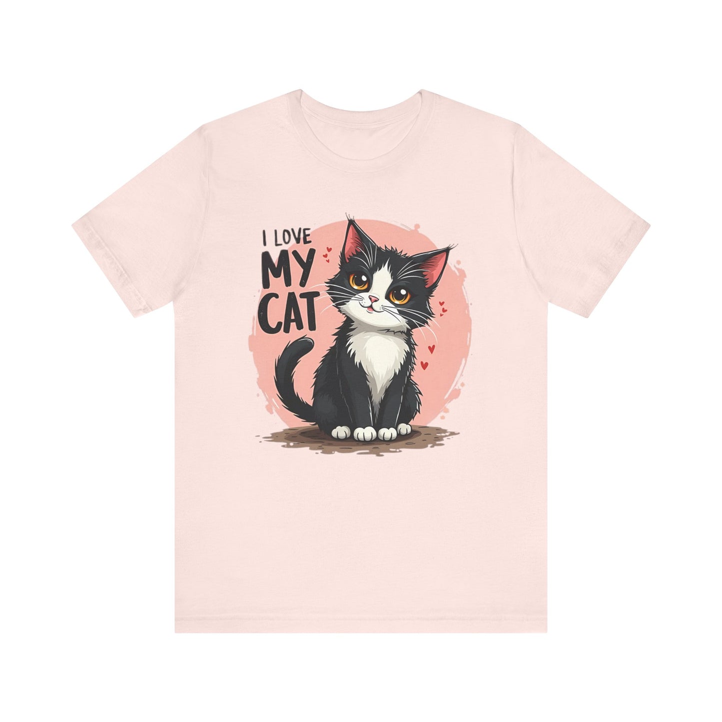 I Love My Cat Shirt, Cat Tee Shirt, Funny Kitty T-Shirt, Kitty Top, Animal Tees, Funny Animal T-Shirt, Graphic Tee