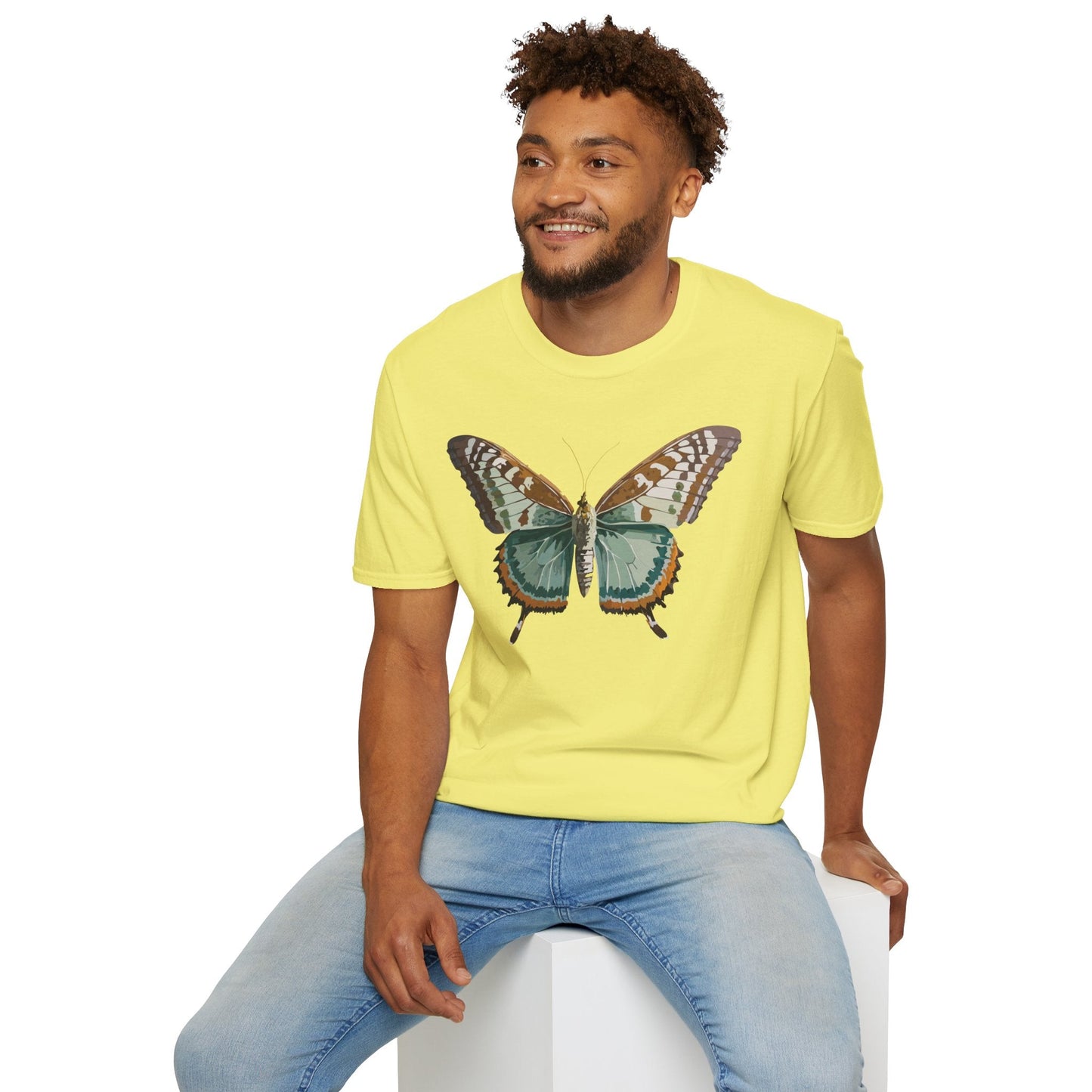 Butterfly Monarch Shirt Unisex Gildan Softstyle 64000 T Shirt 100 Percent Cotton