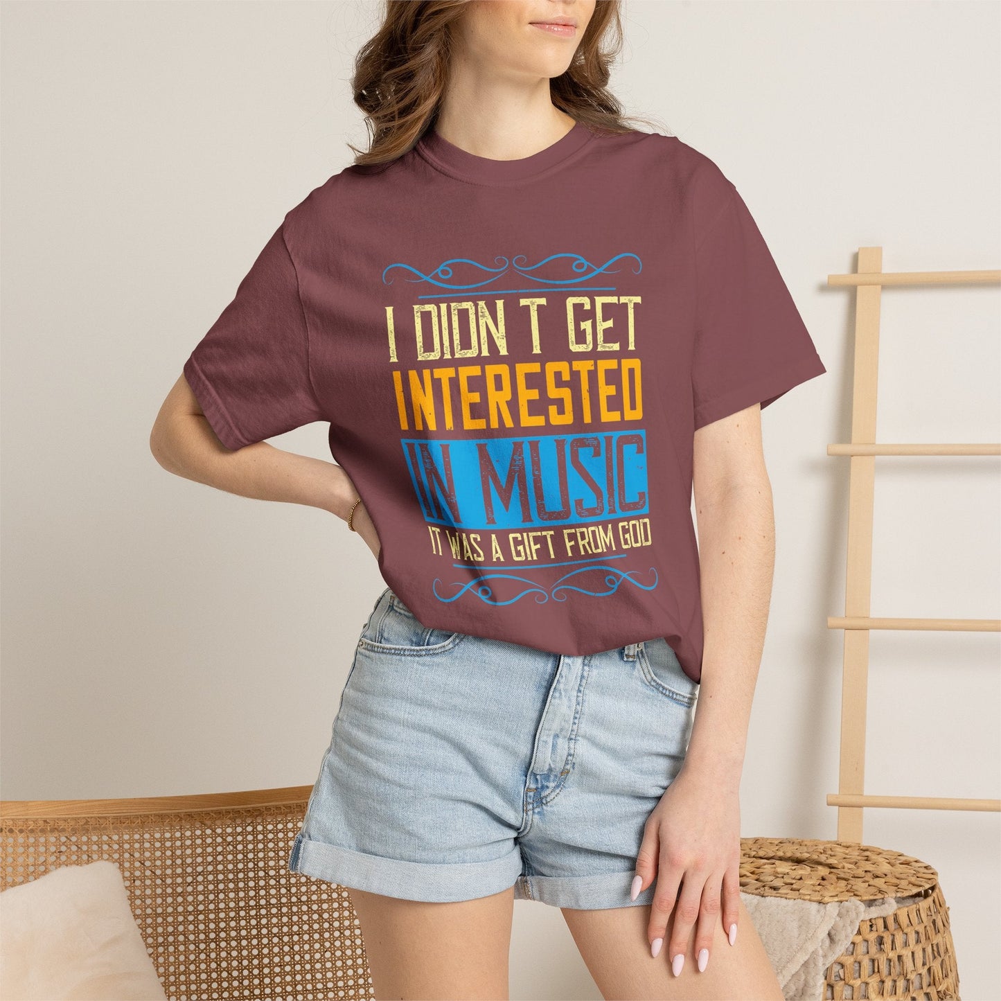 Music Graphic Design Unisex Cotton T-shirt m5