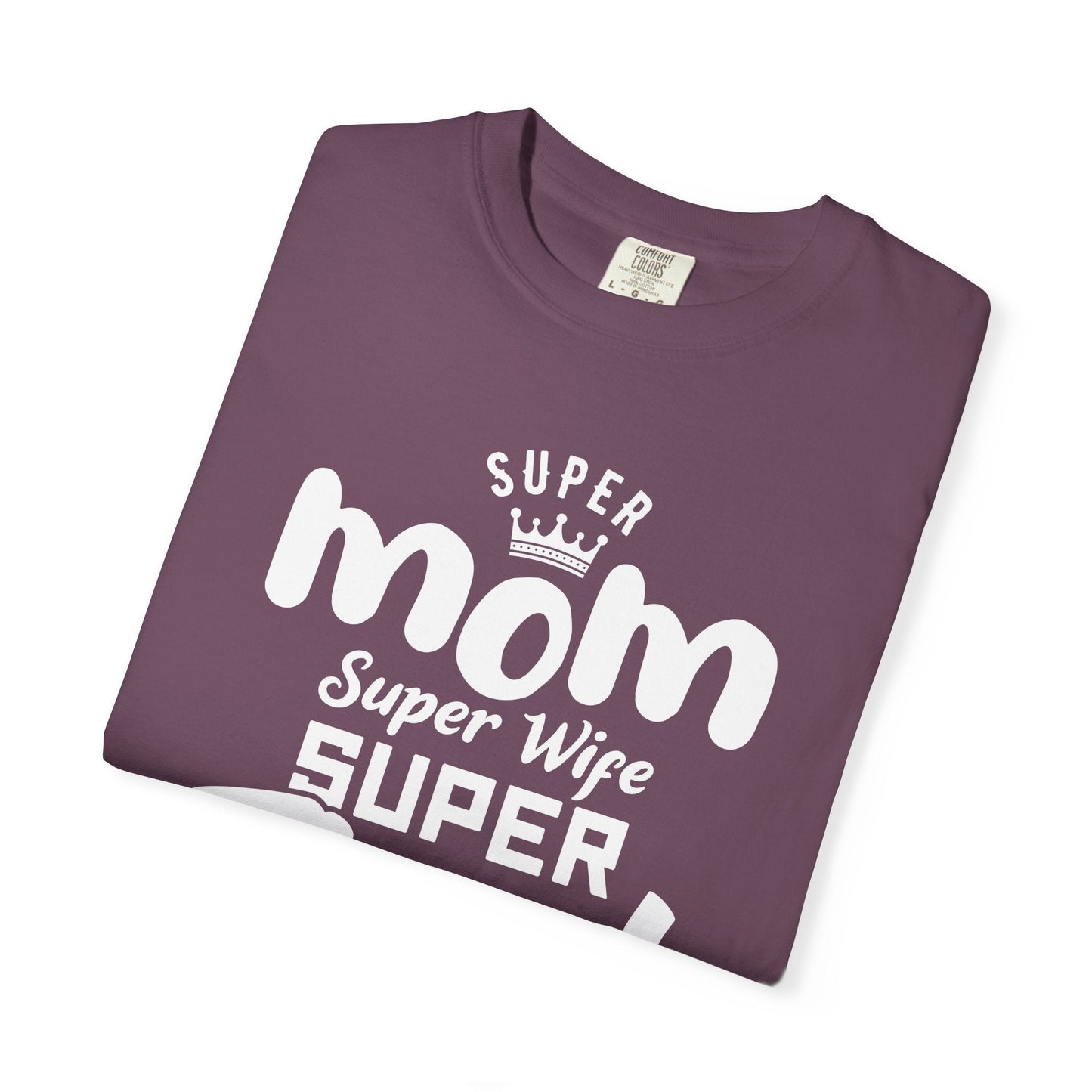 Mom T-shirt Mother's Day Mama Tee Unisex Comfort Colors Garment-Dyed Cotton h45