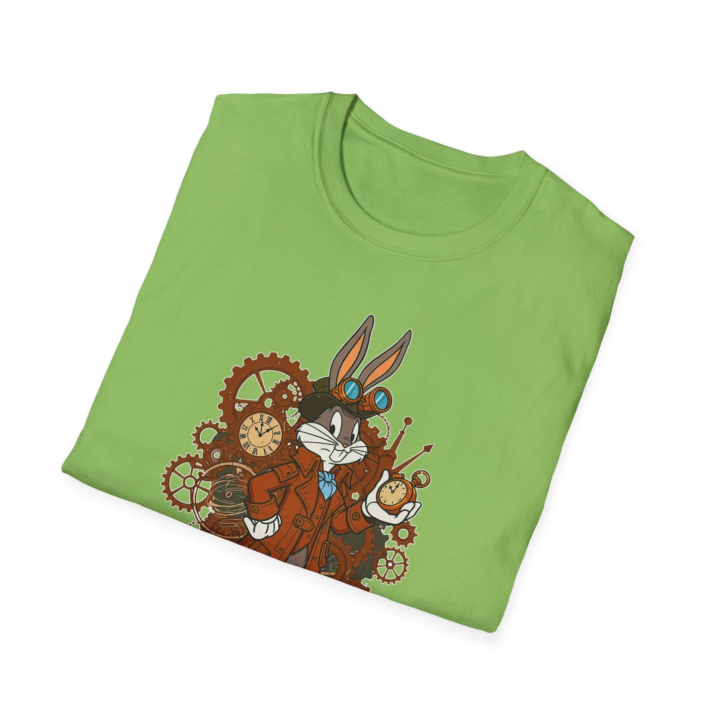 Cartoon Bunny Graphic Unisex Cotton Animal Animation Artwork Design Tee 21