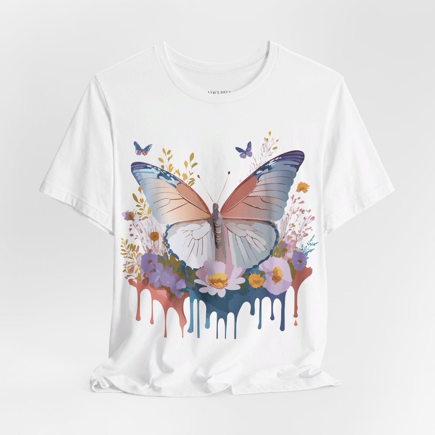Butterfly Graphic Tee Unisex Vintage Art Design Adelpha Collection