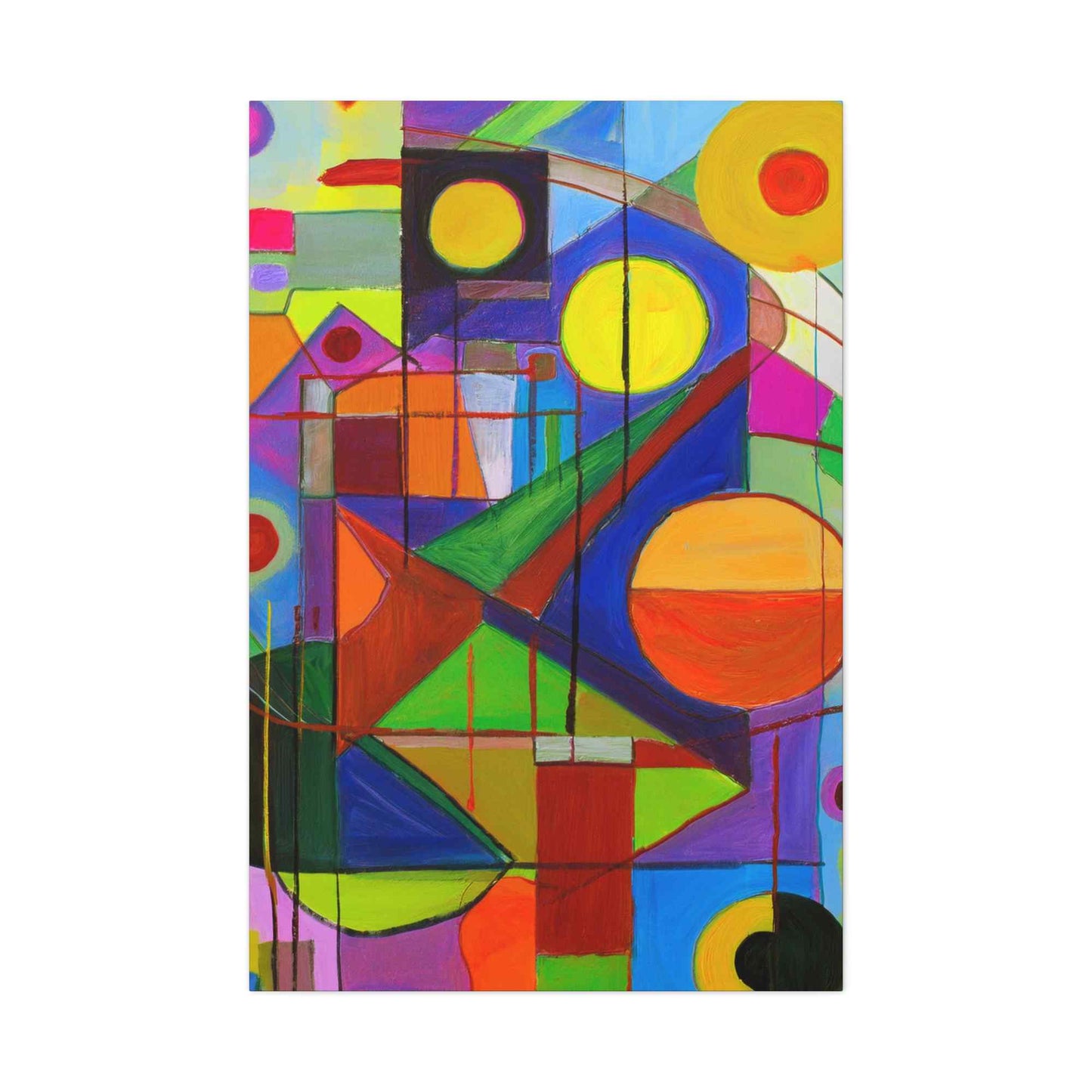 Abstract Painting Print Canvas 20x24,20x30,24x30, 24x32,24x36,30x40, 32x48,36x48,40x60 Pine-Wood Inner Frame ABS-5