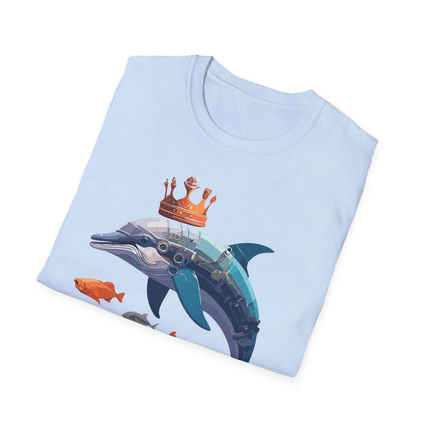 Dolphin Shirt Unisex Softstyle Short Sleeve Tee Gildan 64000 100 Percent Ring Spun Cotton
