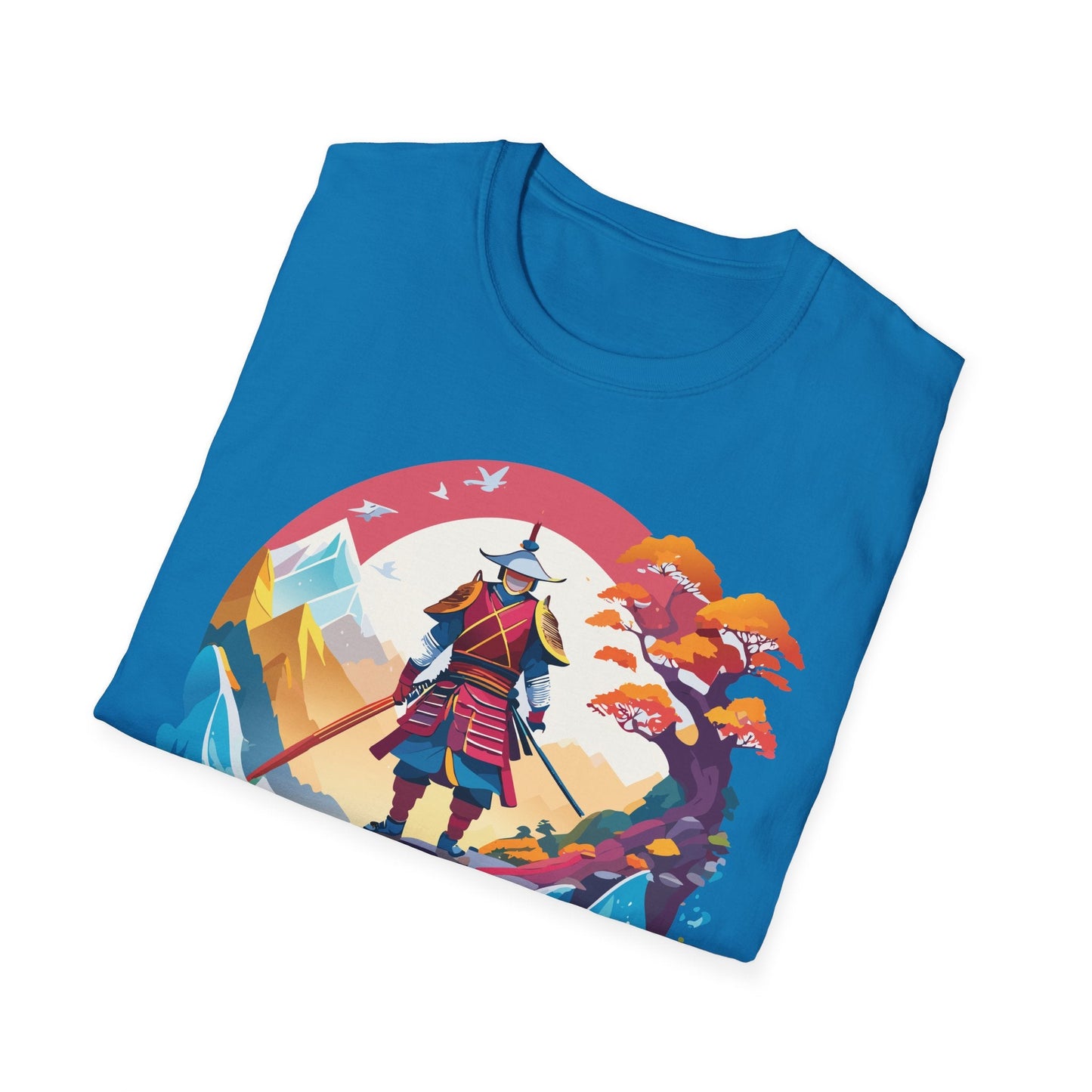 Samurai Shirt Gildan Softstyle 64000 Ring Spun Cotton Unisex Tee For Everyday Comfort