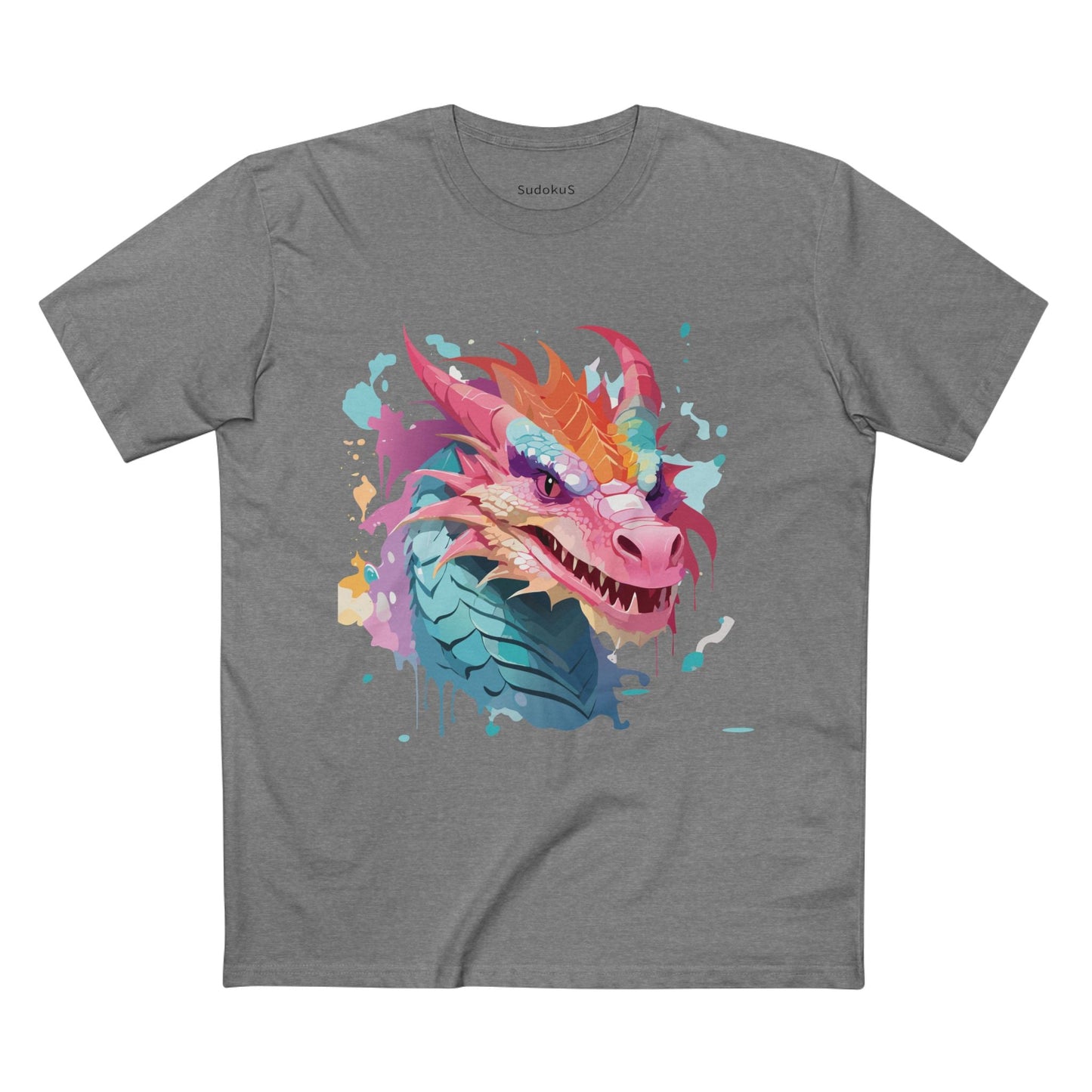 Dragon Graphic Unisex 100 Cotton Staple Tee 1