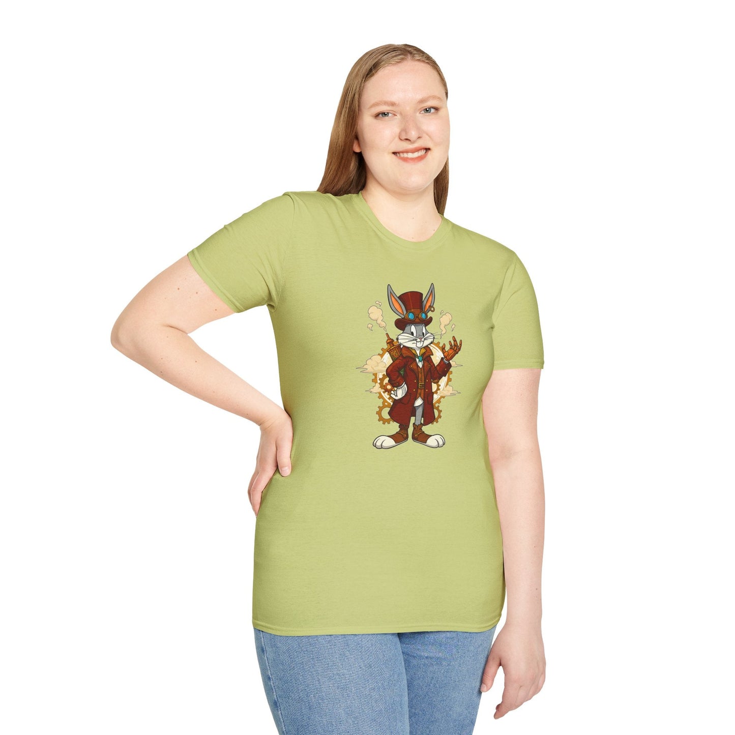 Bugs Bunny Shirt Cartoon T Shirt Unisex Gildan Softstyle 64000 Cotton Tee For Animation Fans