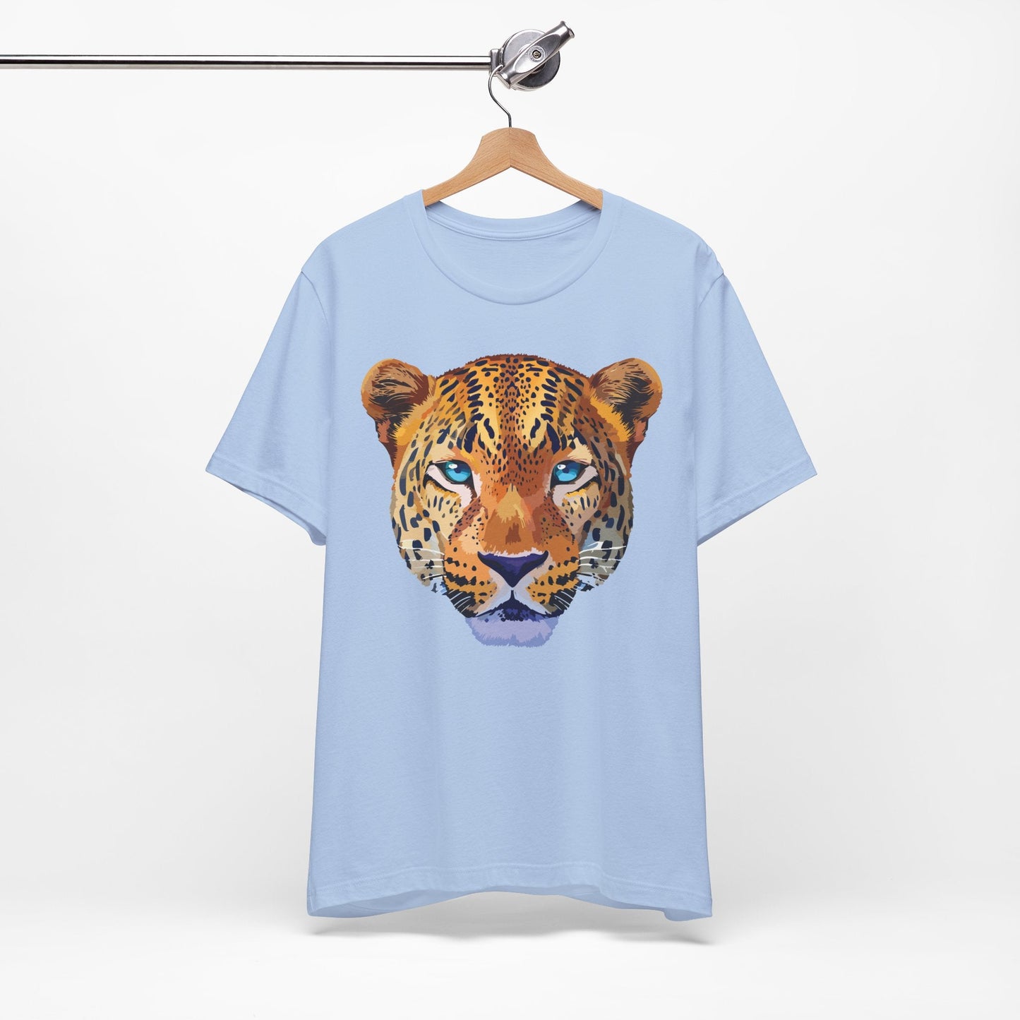 Unisex Animal Print Tee Shirt With Art Design Wild Animals Graphic Tee For Everyday Wear