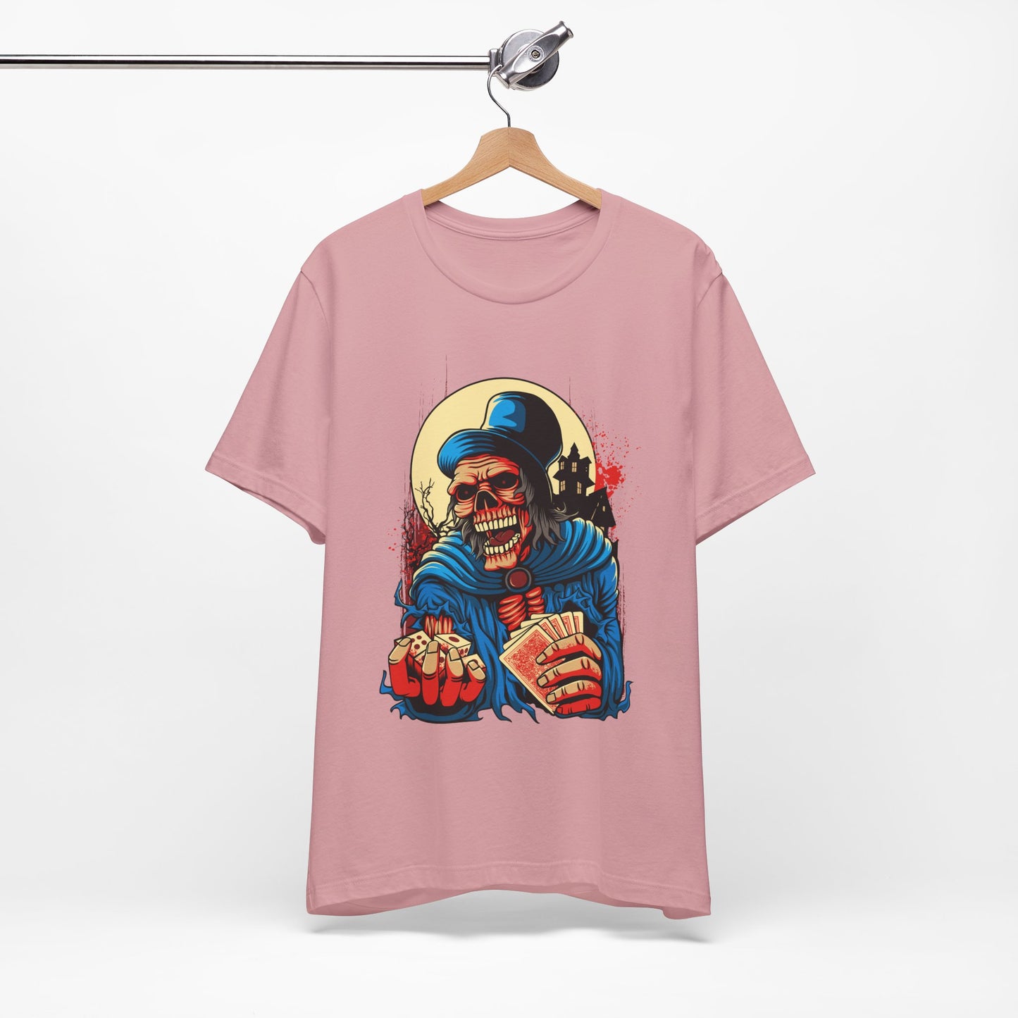 Skull Graphic Design Tee, Skull Shirt, Vintage Tees, Art Design T-Shirt, Graphic Tee, Art Shirts - 1