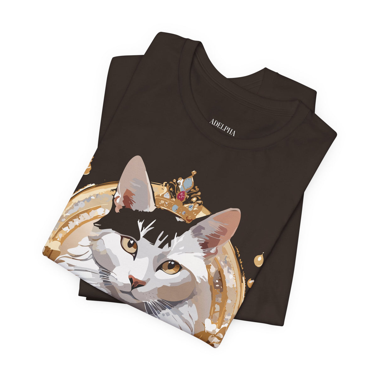 Medallion Graphic Unisex Cotton Bella+Canvas Tee with Art Design d68
