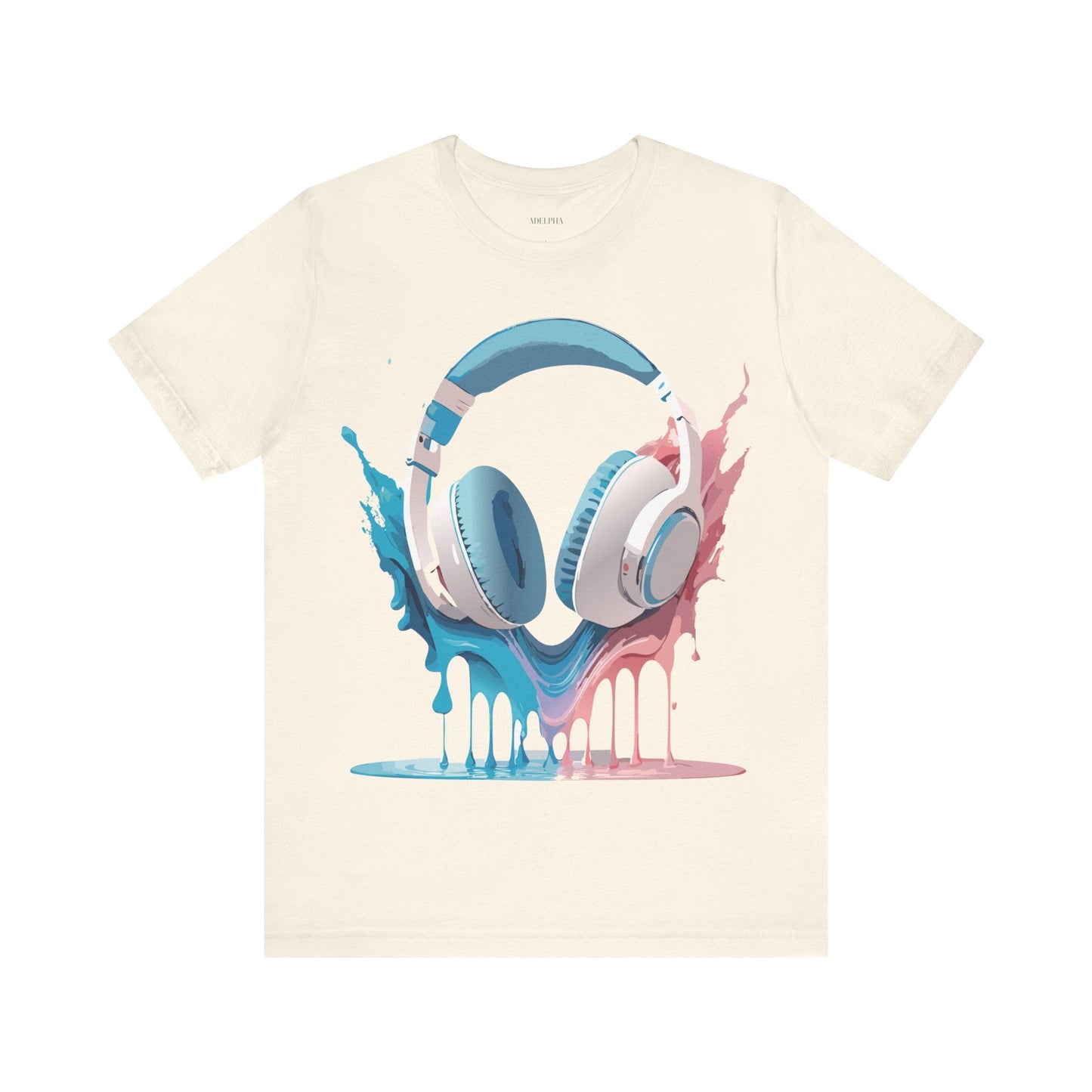 Music Graphic Unisex 100 Cotton Vintage Art with Musical Elements Tee 92