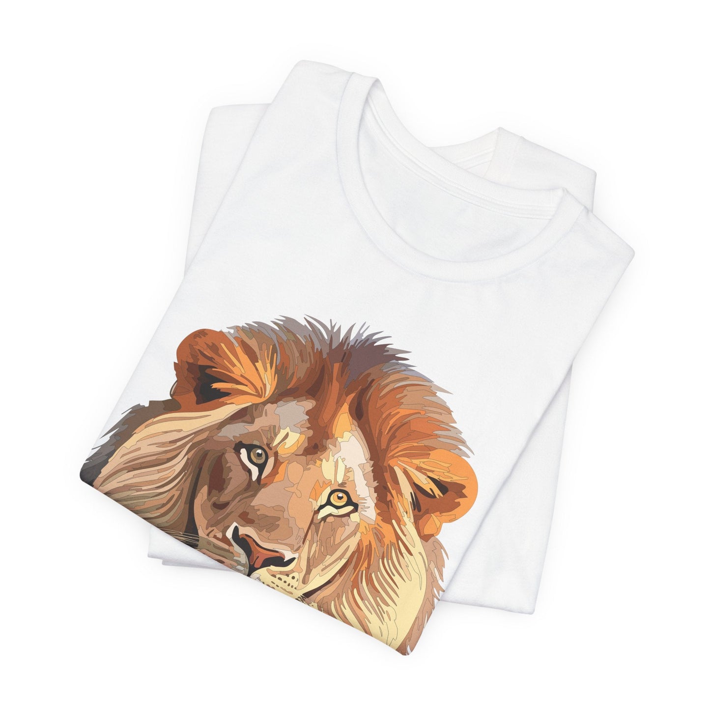 Unisex Animal Graphic Tee Shirt With Wild Animals Art Design For Everyday Wear Casual