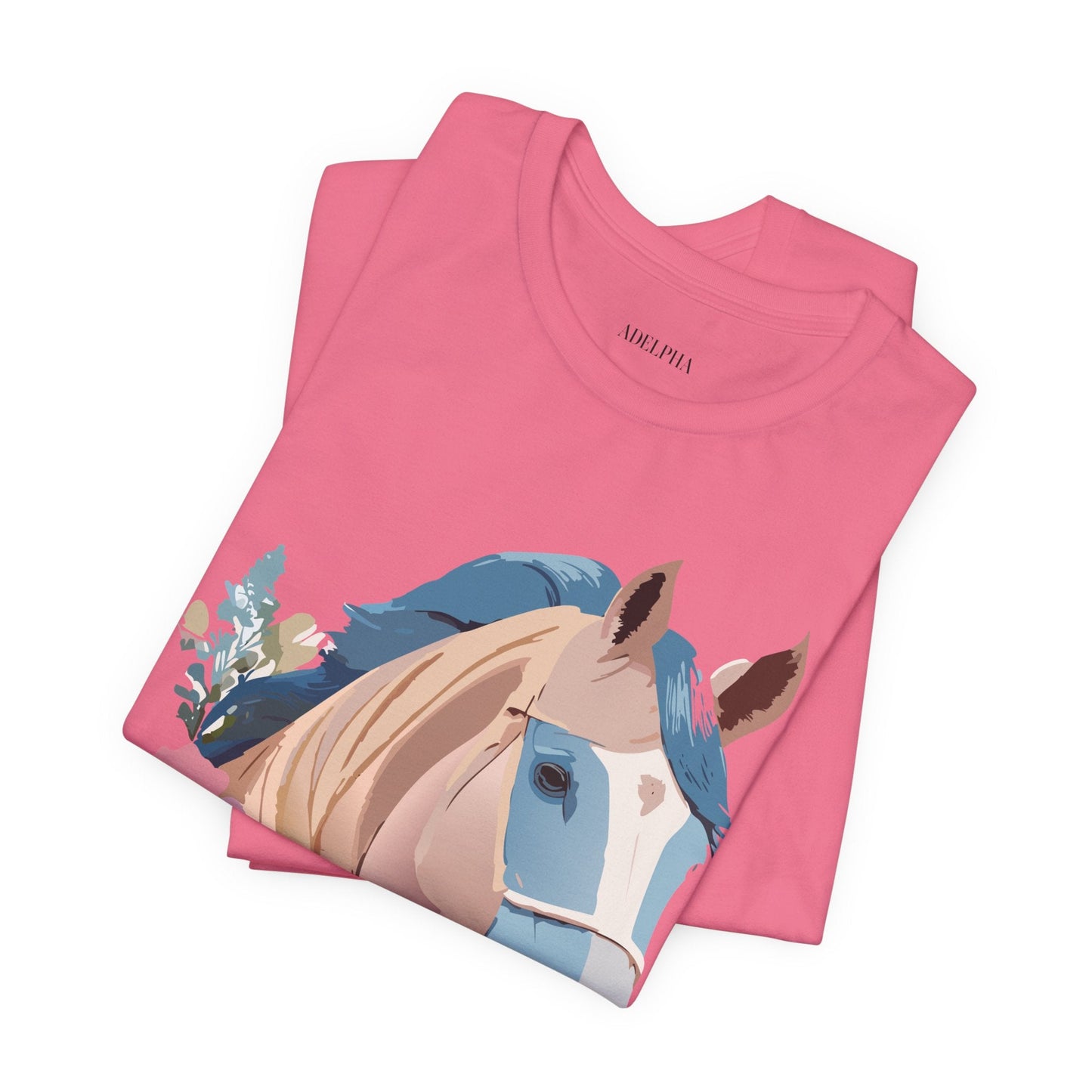 Horse Graphic Unisex 100 Cotton Vintage Animal Art T-Shirt 13