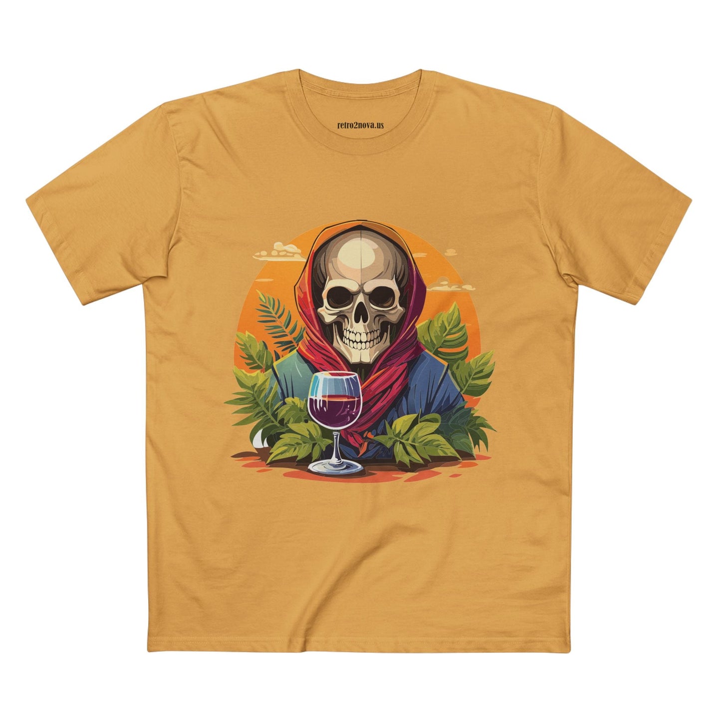 Skull Shirt Skeleton Shirt SS22 Unisex Premium Cotton Tee With Original Art Design Retro2Nova