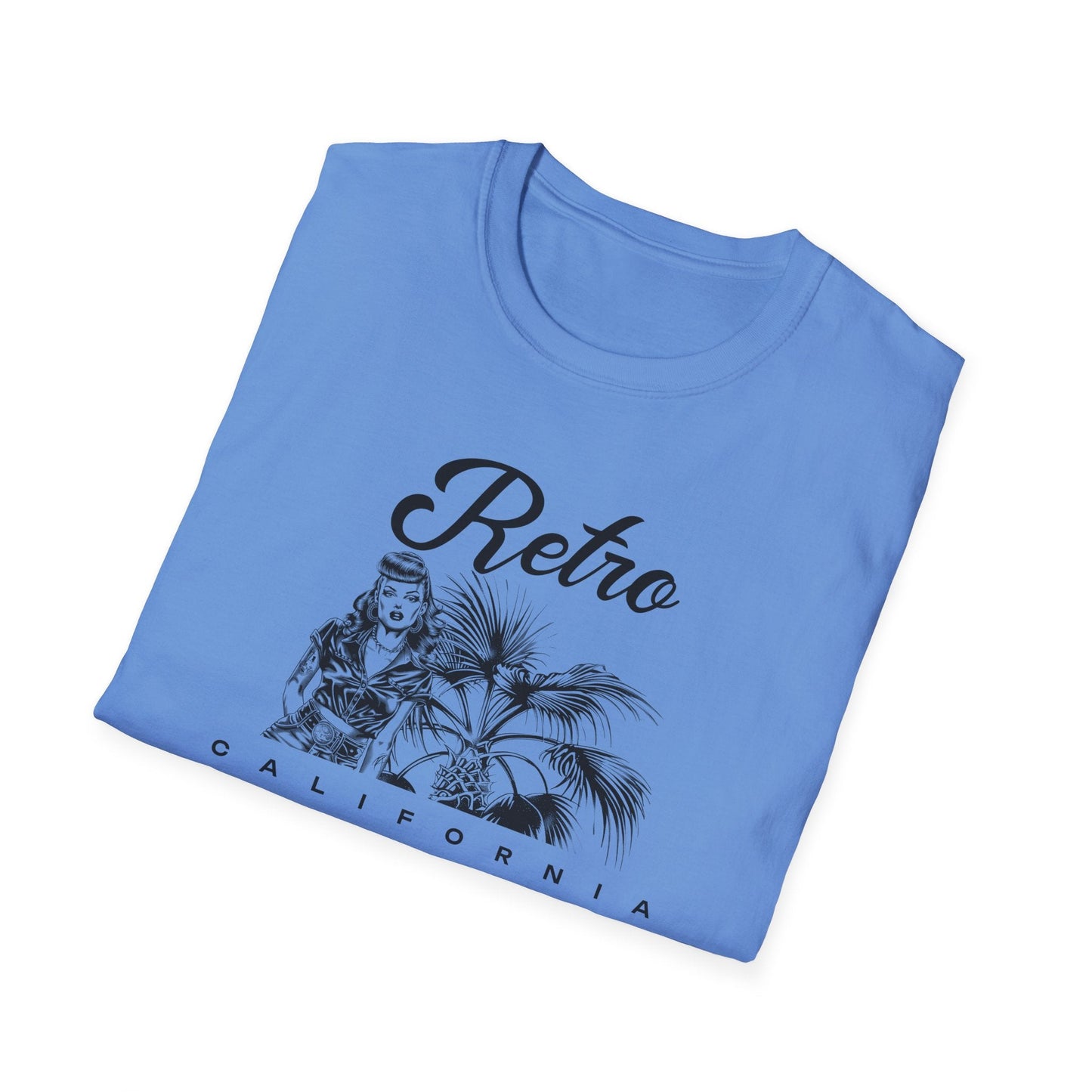 Retro California T-Shirt Unisex Cotton Vintage Palm Beach Graphic Tee
