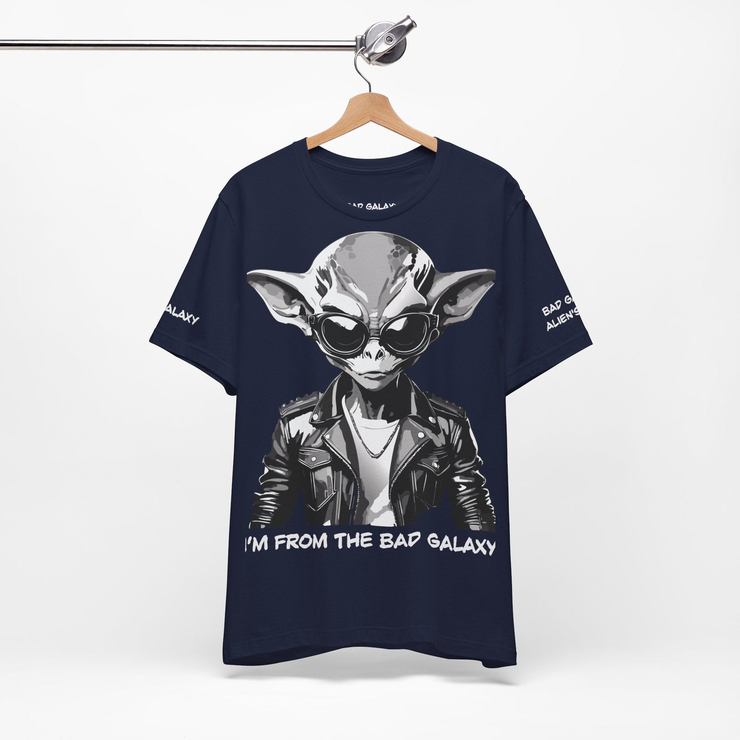 Tee Shirt With Alien From Bad Galaxy 100 Percent Cotton Made In USA Free Shipping
