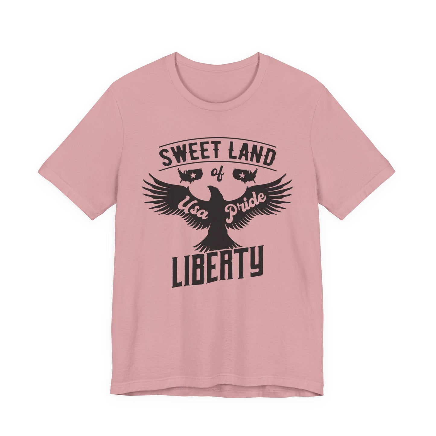Liberty Eagle Graphic Unisex Cotton T-Shirt a4