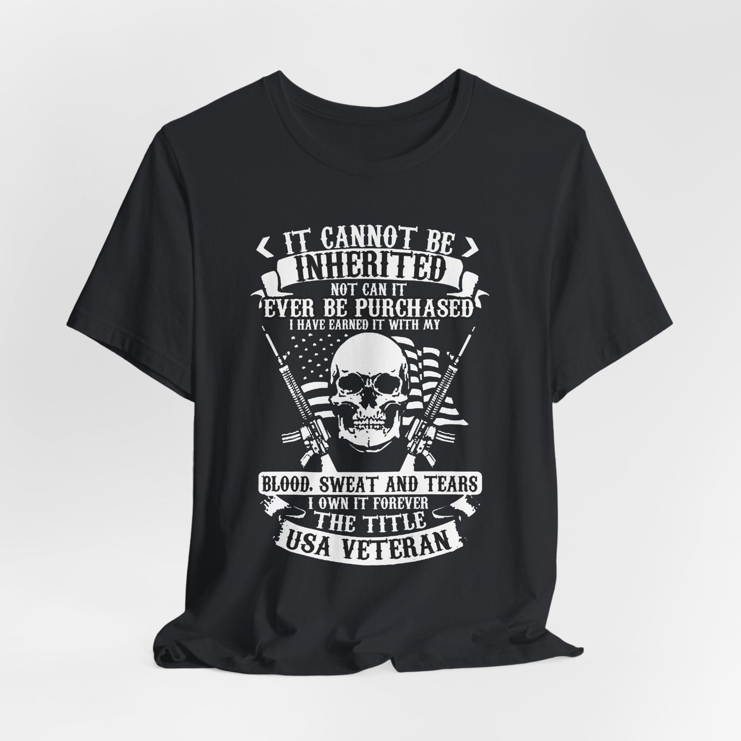 Army Veteran Patriotic Graphic Design Unisex Cotton T-Shirt v54