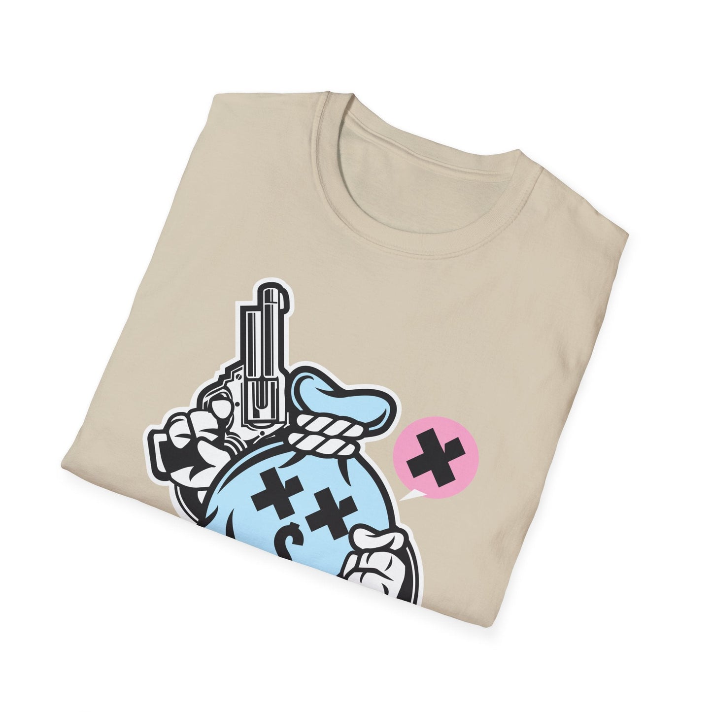 Cartoon T Shirt Animation T Shirt Funny Tee Unisex Gildan Softstyle 64000 100 Percent Cotton