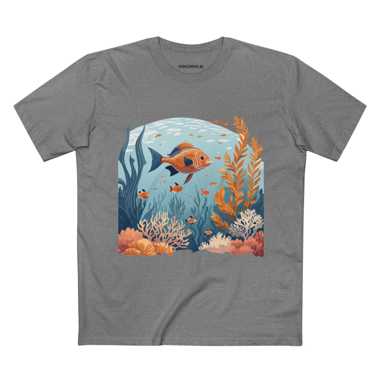 Ocean Shirt Ocean Pacific Premium Cotton Tee With Original Art Design From Retro2Nova Art Collection