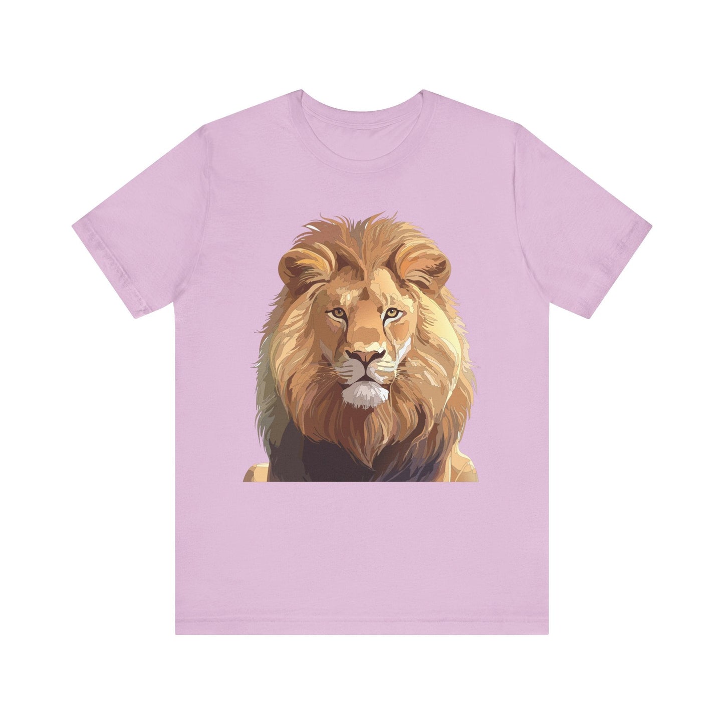 Unisex Animal Art Tee Shirt With Wild Animals Design Gildan 64000 Softstyle Cotton