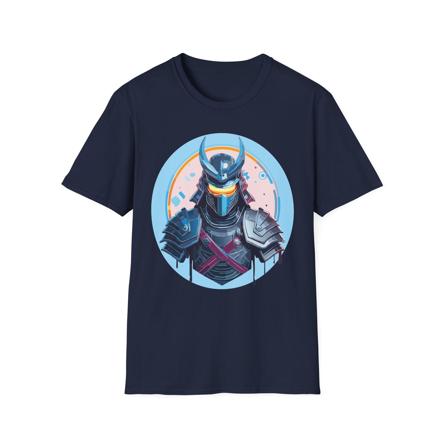 Samurai T Shirt Unisex Softstyle 64000 Tee Lightweight Comfortable 100 Percent Ring Spun Cotton