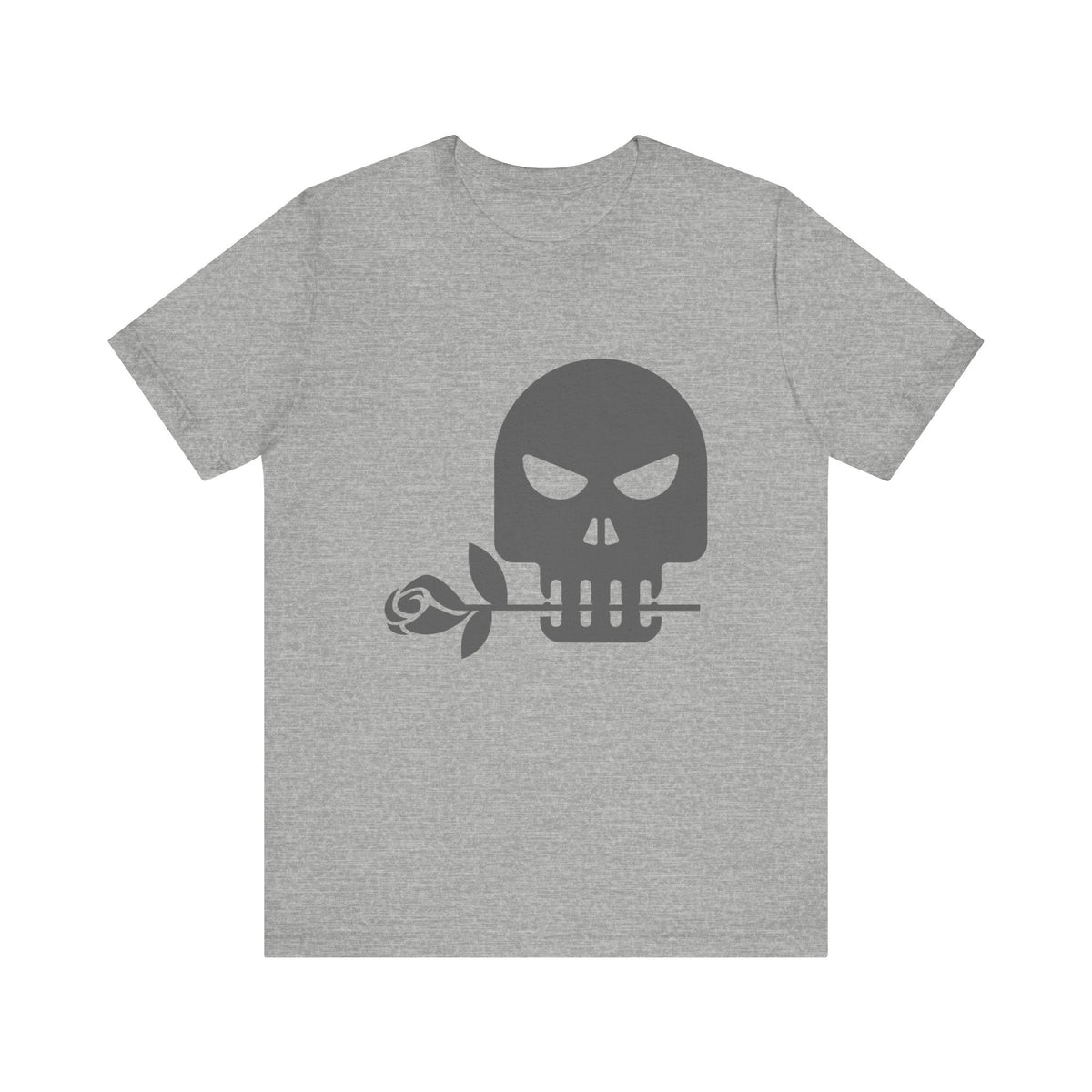 Camiseta unisex de algodón con calavera