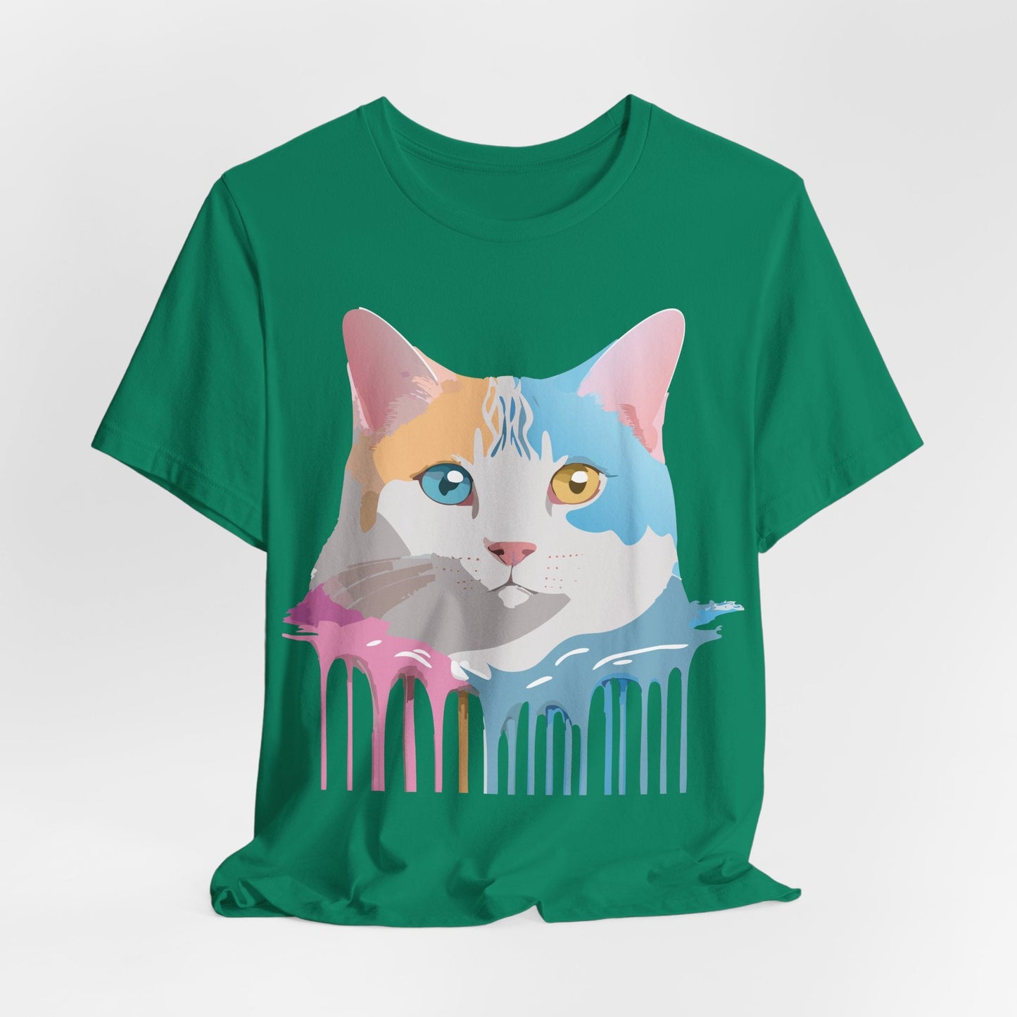 Unisex Cat Shirt Graphic Tee With Vintage Adelpha Art Design