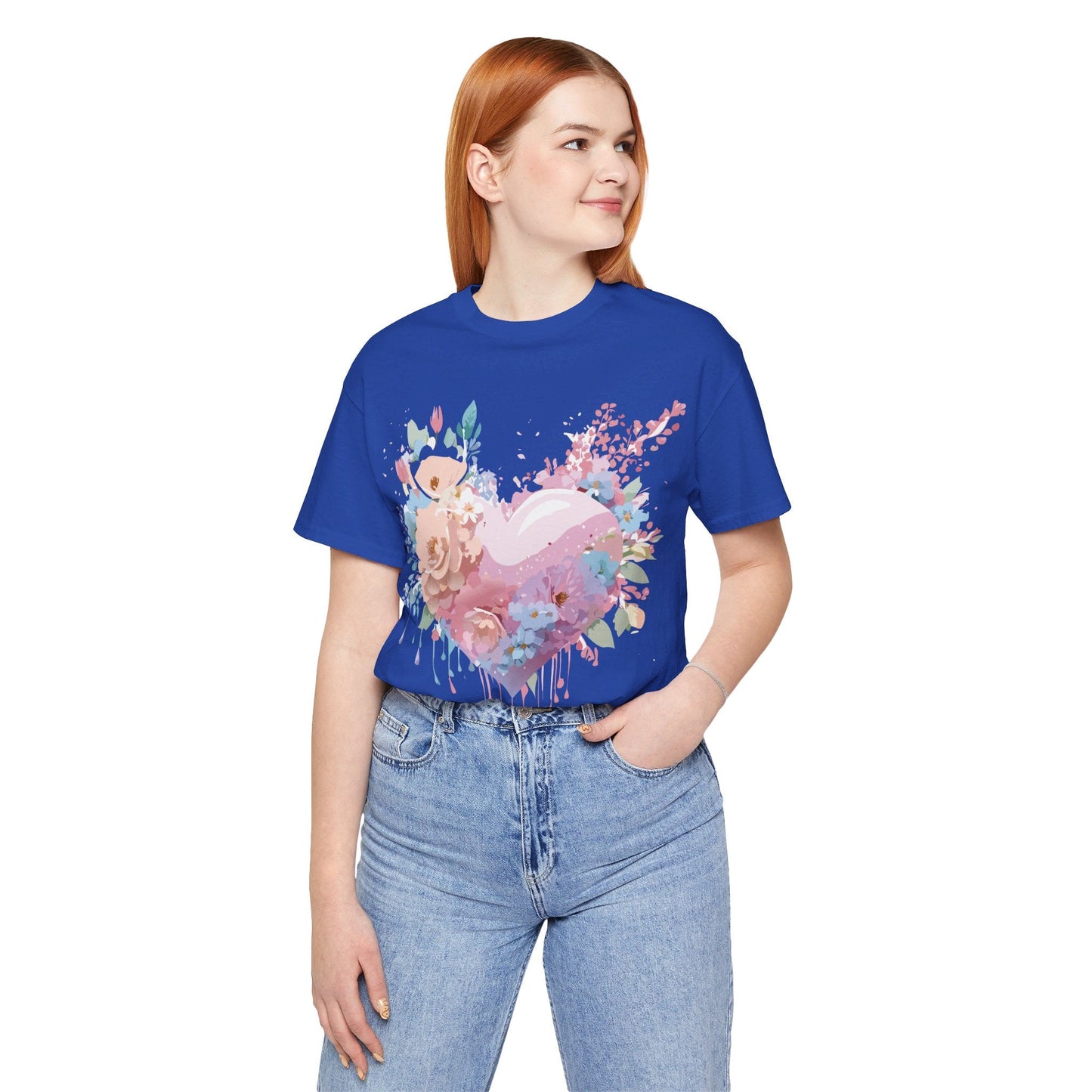 Adelpha Unisex Graphic Tee Valentine Shirts Vintage Inspired Artwork Short Sleeve Jersey