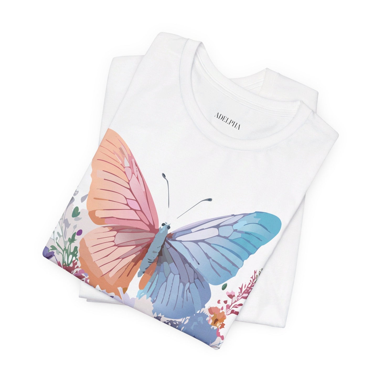 Butterfly Graphic T Shirt Unisex Adelpha Artwork Tee Vintage Style