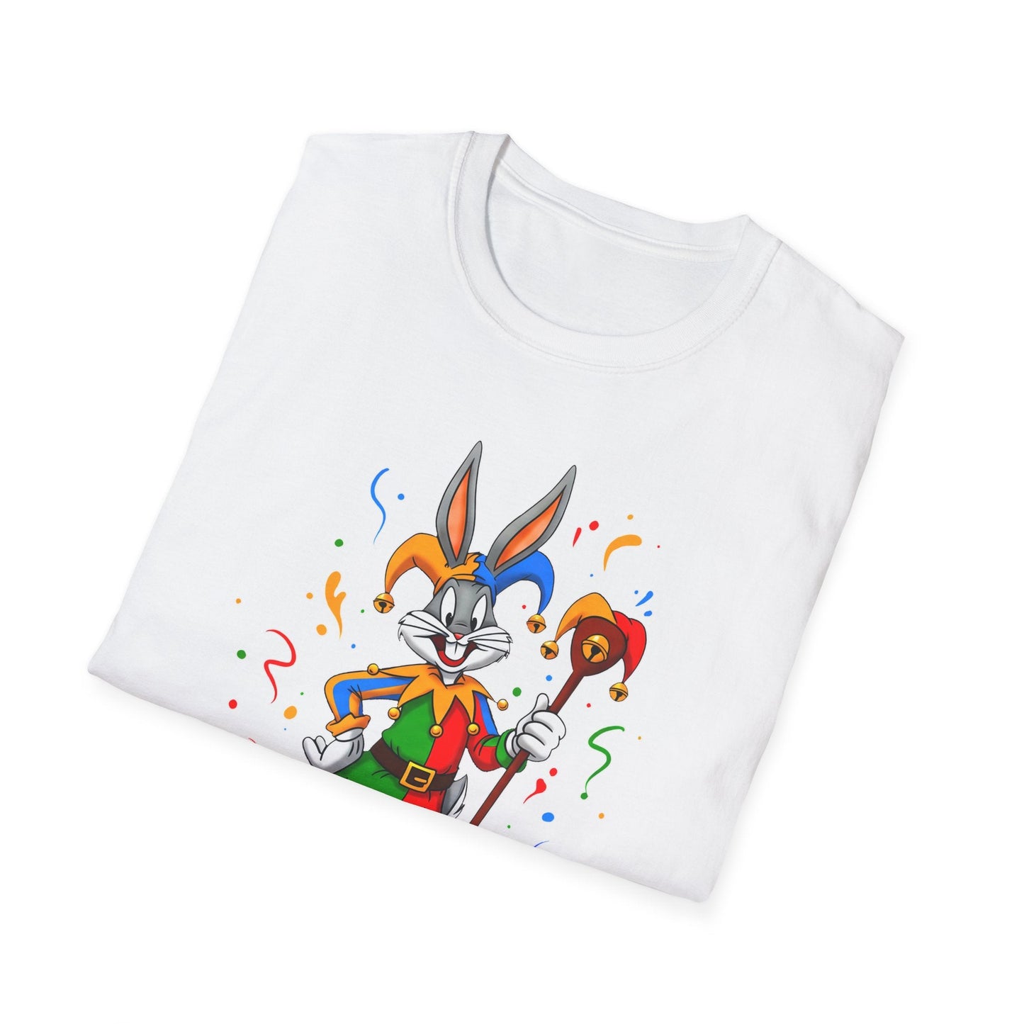 Cartoon Bunny Graphic Unisex Cotton Animal Animation Artwork Design Tee 22