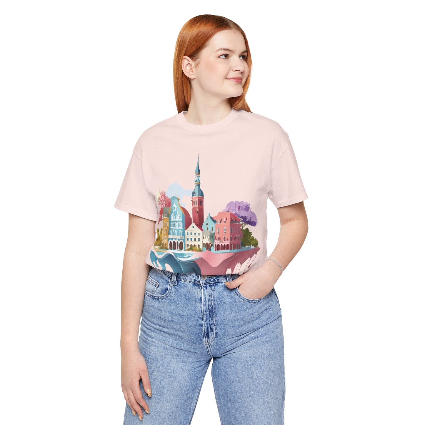 Germany Tourist Shirt Unisex Graphic Tee With Vintage Adelpha Artwork Short Sleeve