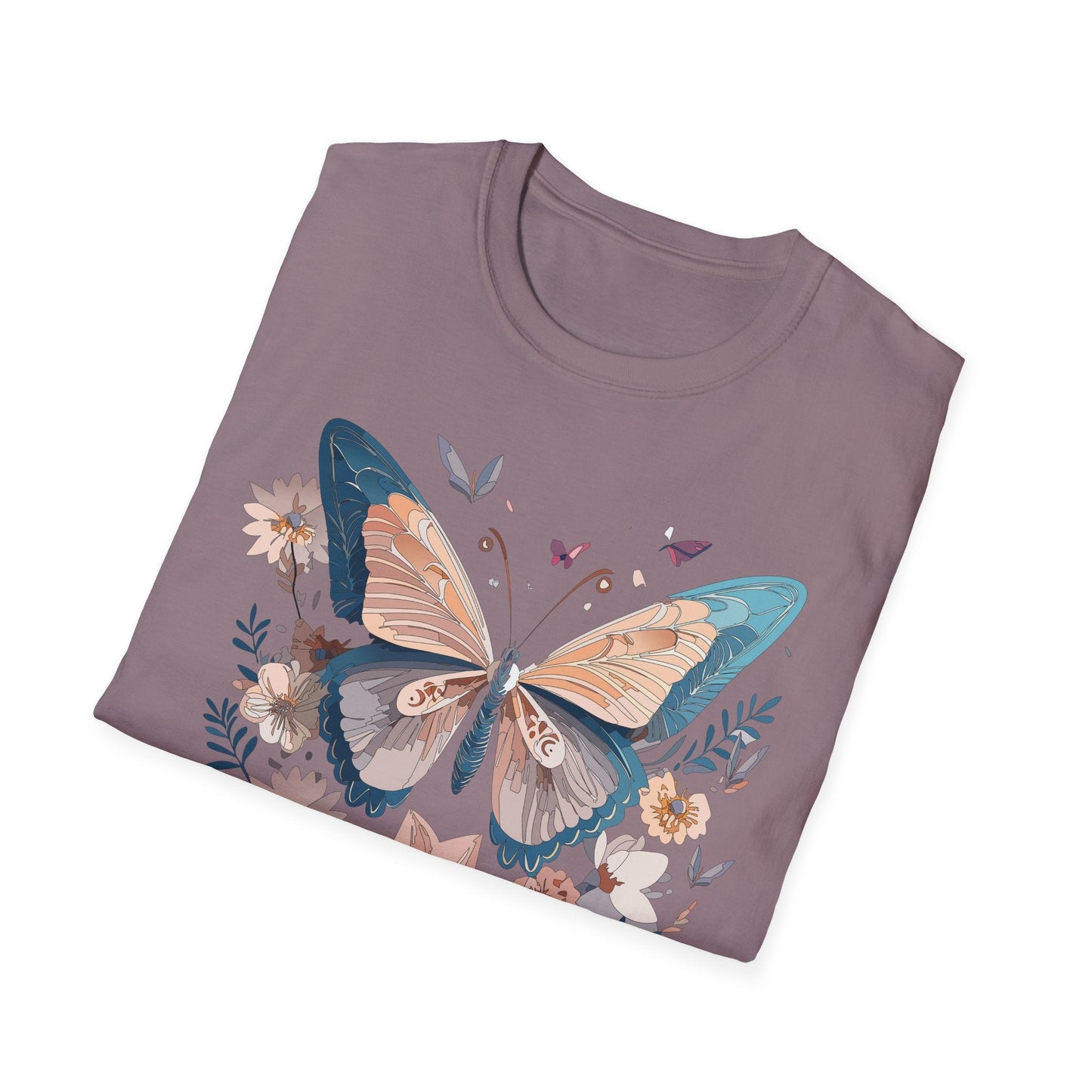 Monarch Butterfly T Shirt Unisex Softstyle Gildan 64000 Tee Lightweight Comfort Fit