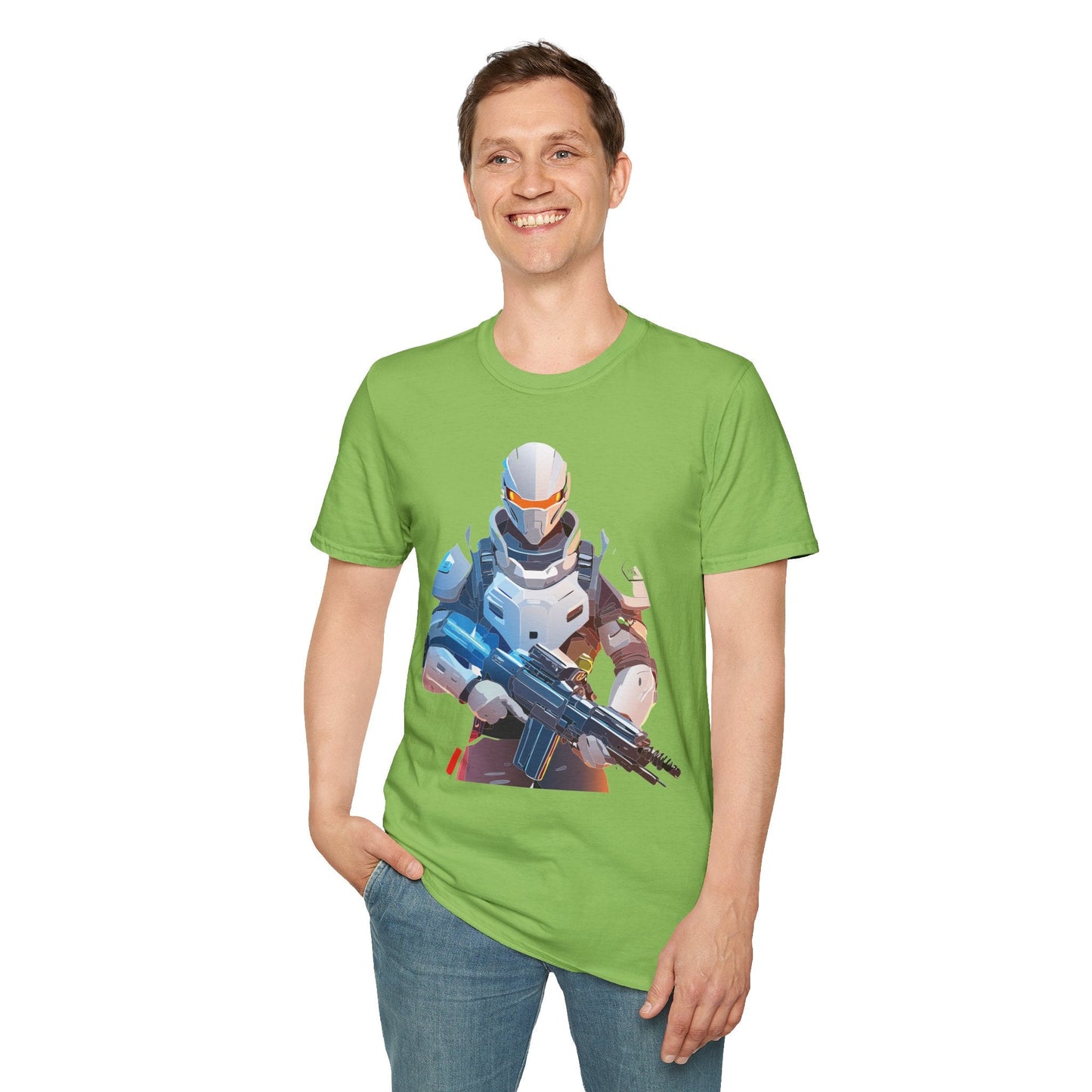 Robocop T Shirt Unisex Softstyle Ring Spun Cotton Tee With Robocop Art Design Premium Comfort