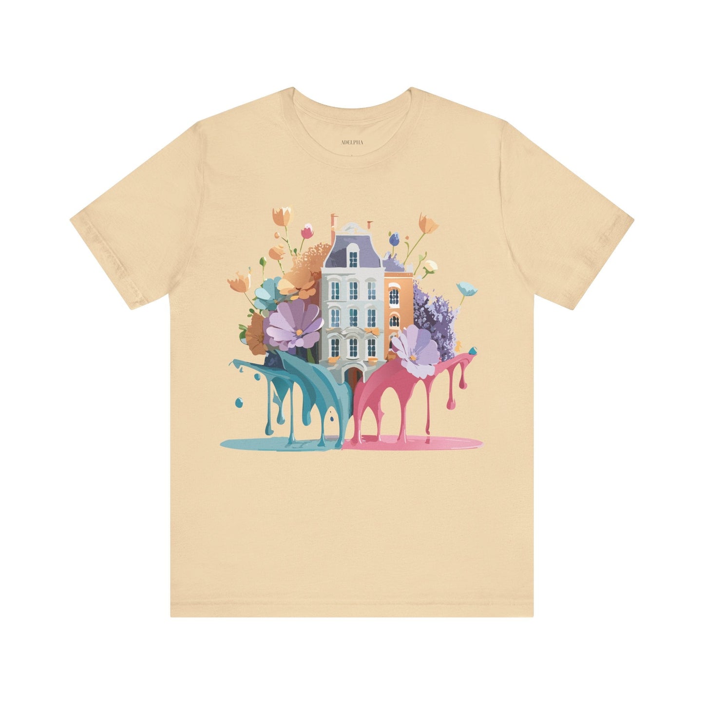 Amsterdam Graphic Tee Unisex Jersey Short Sleeve Shirt Travel Themed Original Artwork
