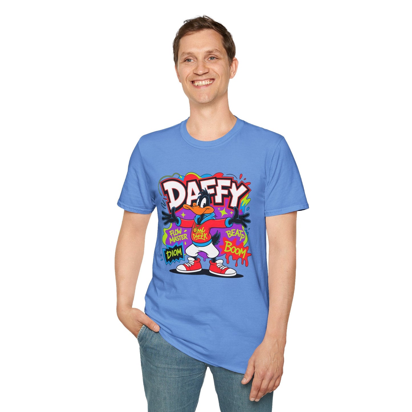 Funny Animals Cartoon T Shirt With Animation Design Gildan Softstyle 64000 Unisex Tee Collection