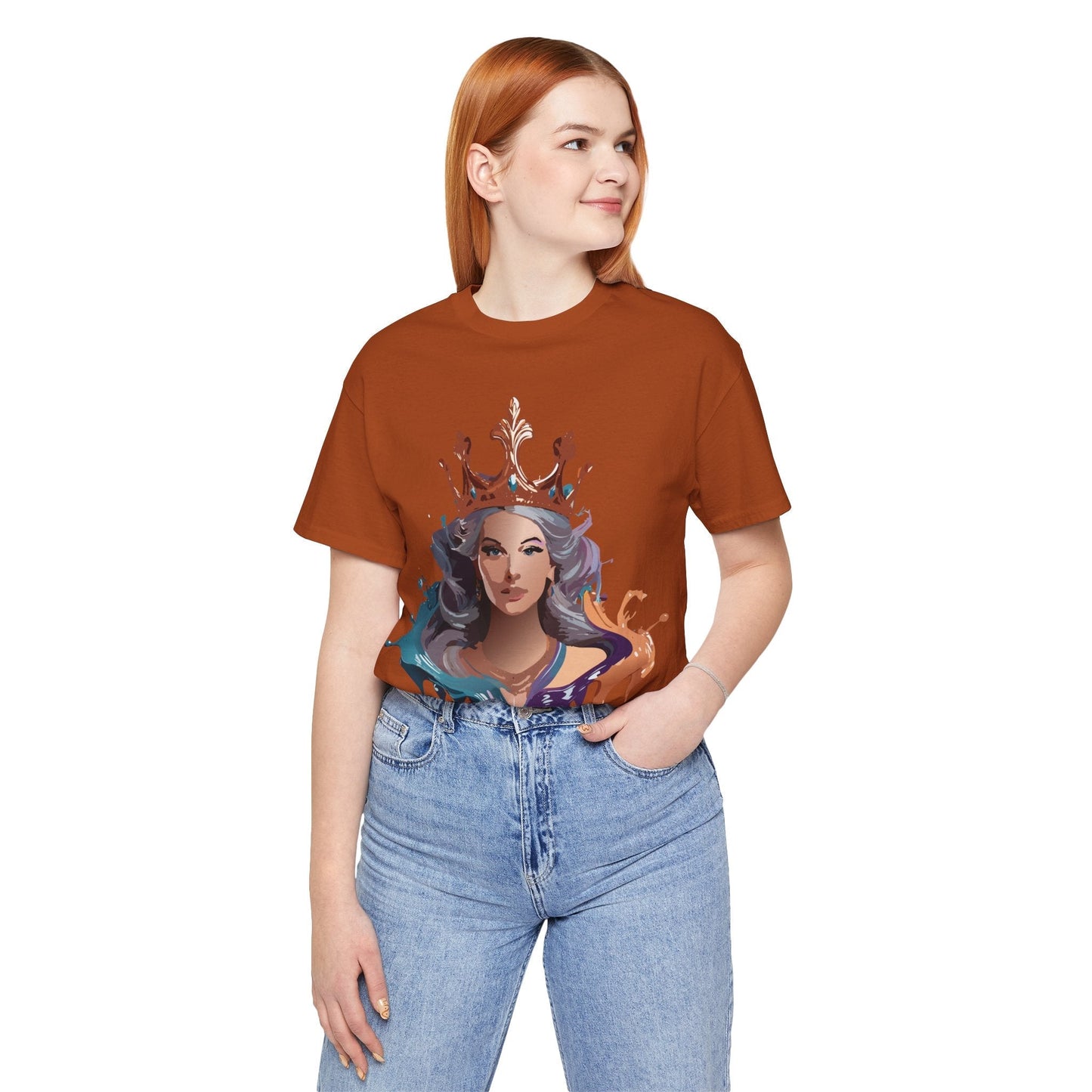 Queen Graphic Tee By Adelpha Art Design Unisex Short Sleeve Vintage Inspired Shirt